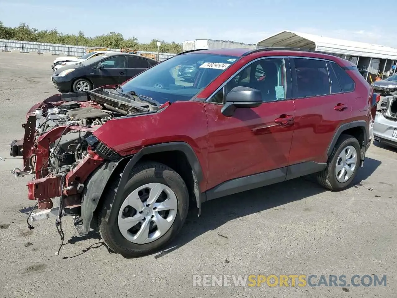 1 Фотография поврежденного автомобиля 2T3H1RFV4MW131084 TOYOTA RAV4 2021