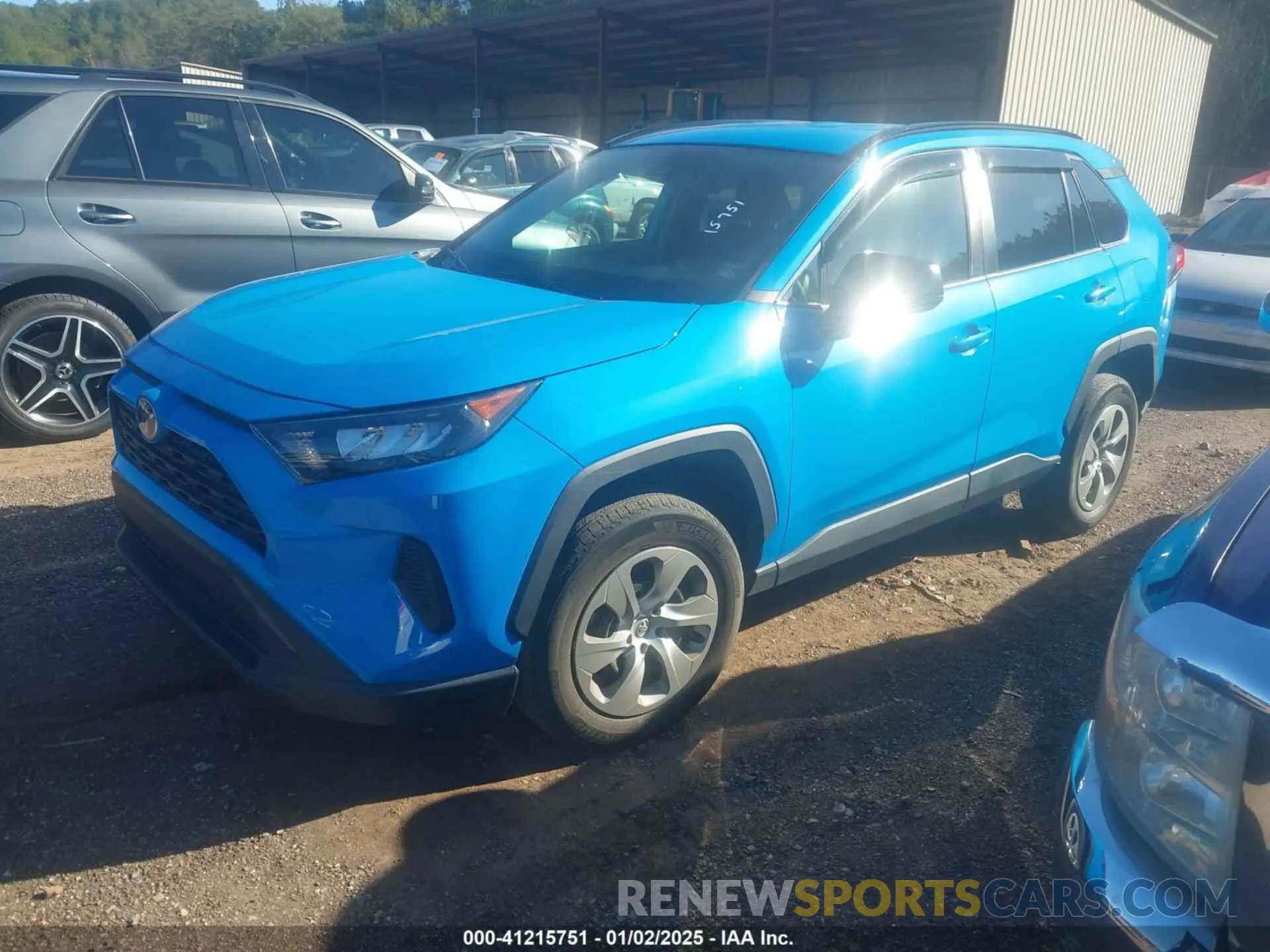 2 Фотография поврежденного автомобиля 2T3H1RFV5MW166412 TOYOTA RAV4 2021