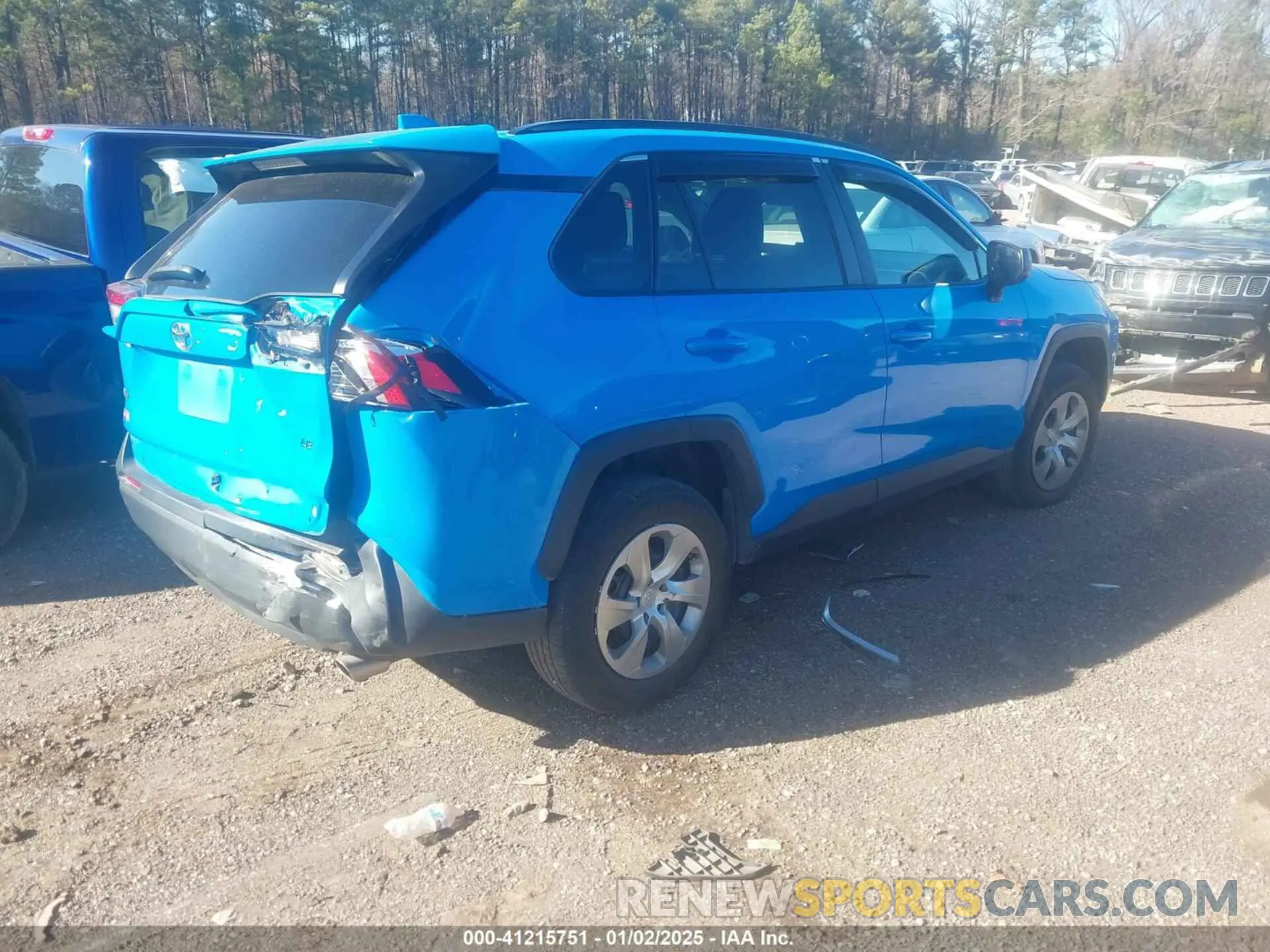 4 Фотография поврежденного автомобиля 2T3H1RFV5MW166412 TOYOTA RAV4 2021