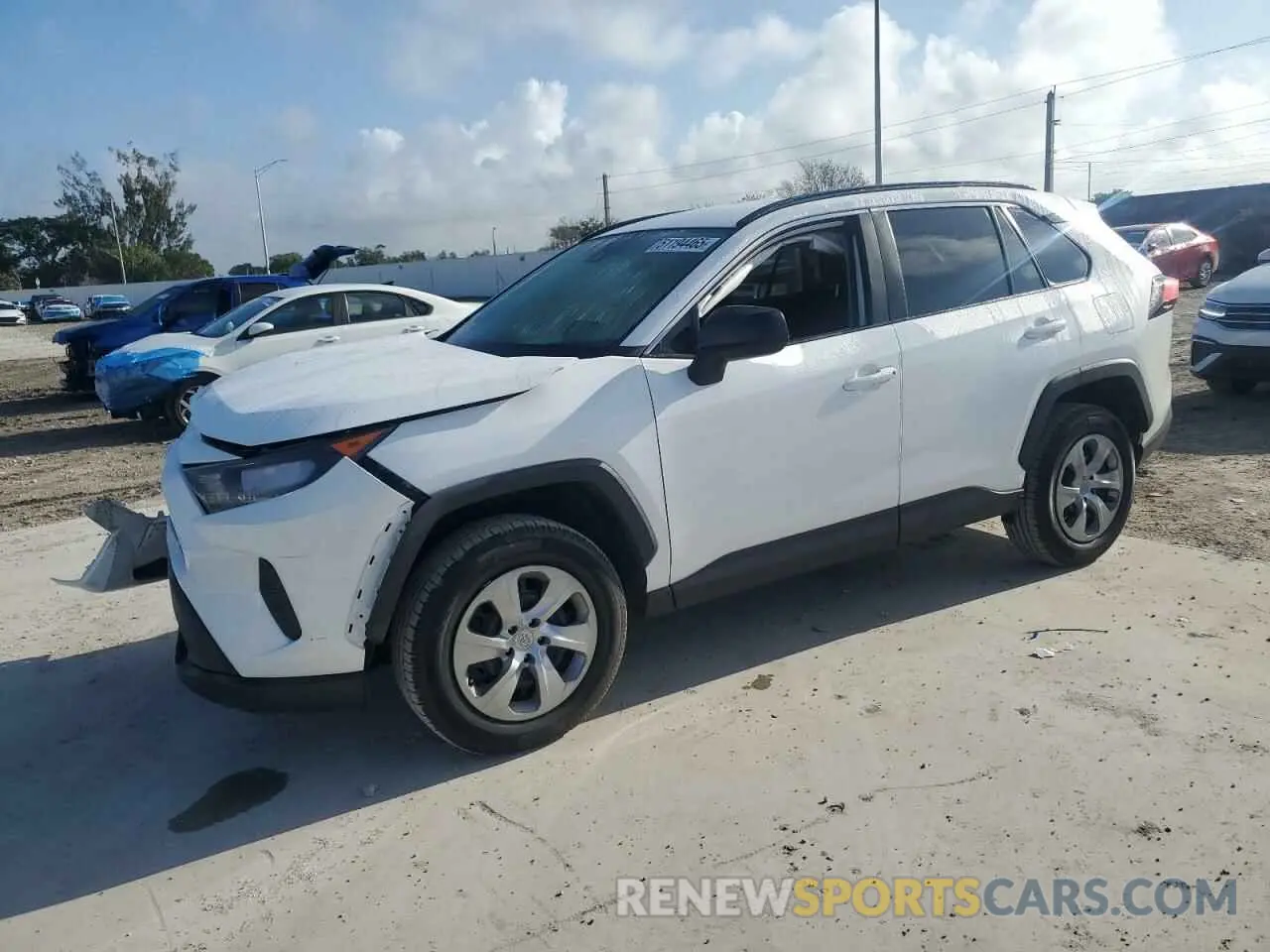 1 Фотография поврежденного автомобиля 2T3H1RFV6MC116250 TOYOTA RAV4 2021
