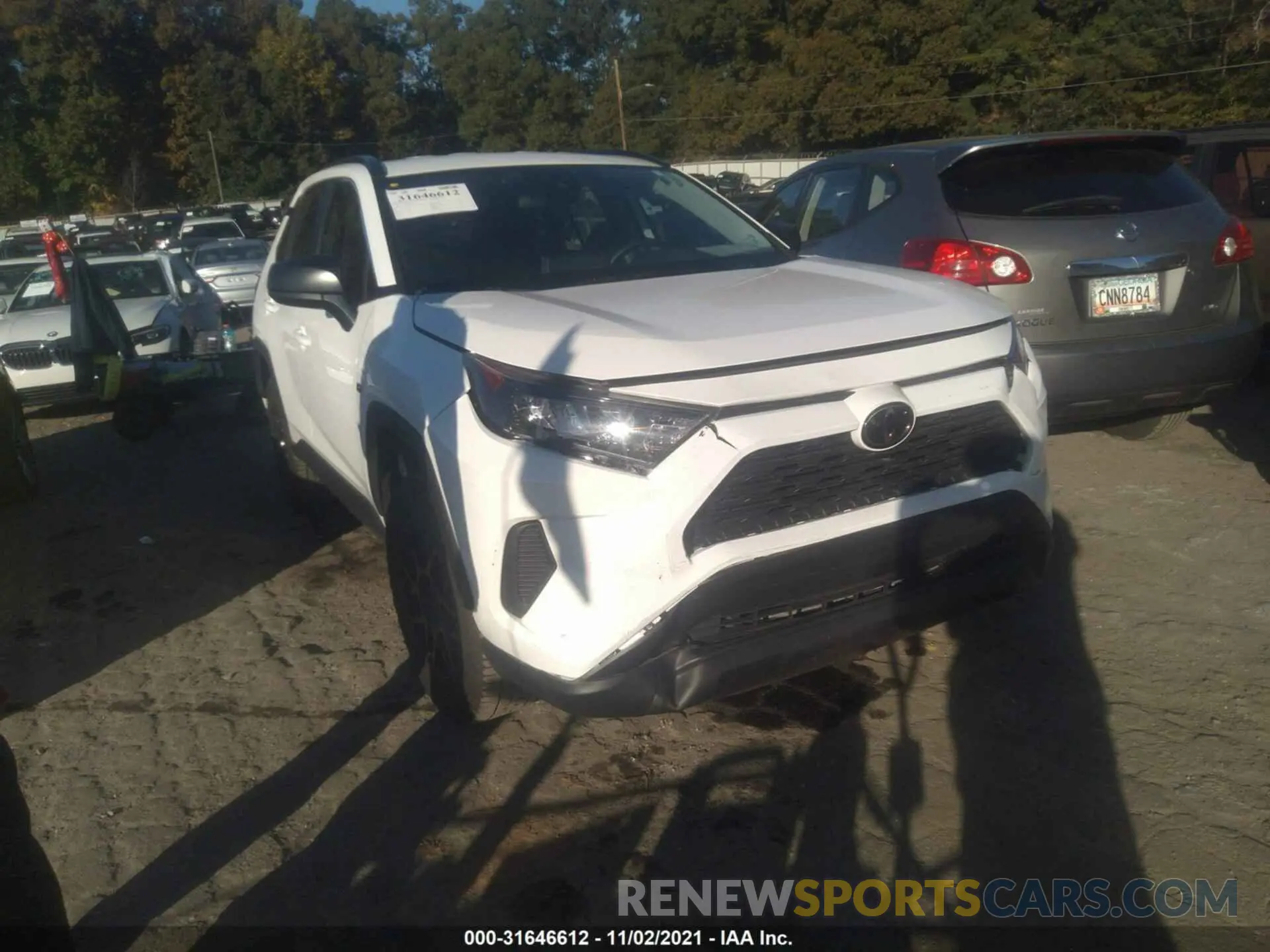 1 Photograph of a damaged car 2T3H1RFV6MC137759 TOYOTA RAV4 2021
