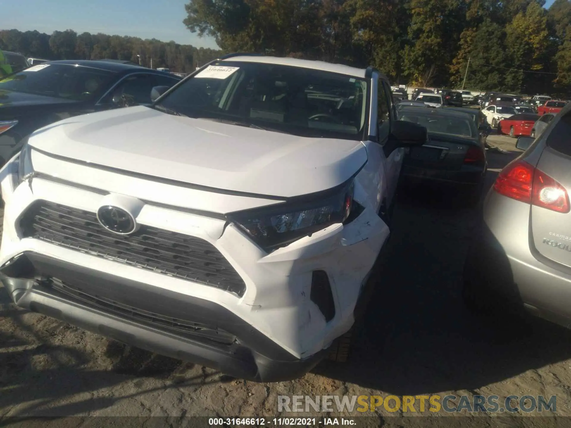 2 Photograph of a damaged car 2T3H1RFV6MC137759 TOYOTA RAV4 2021