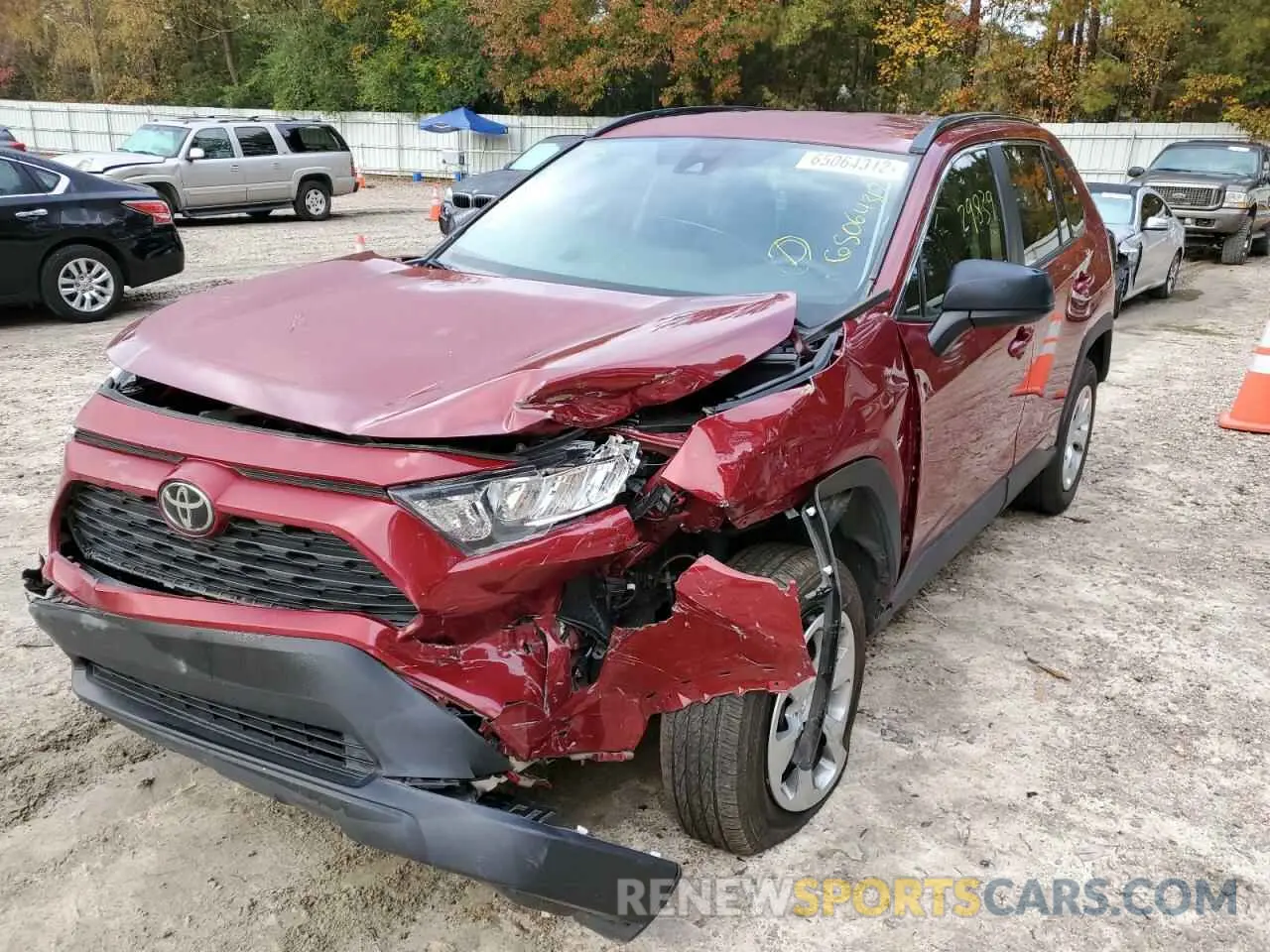 2 Фотография поврежденного автомобиля 2T3H1RFV6MW162384 TOYOTA RAV4 2021