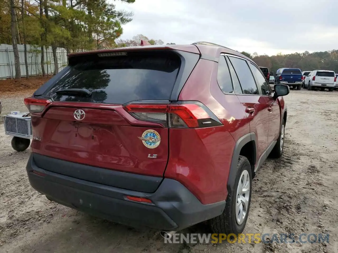 4 Фотография поврежденного автомобиля 2T3H1RFV6MW162384 TOYOTA RAV4 2021