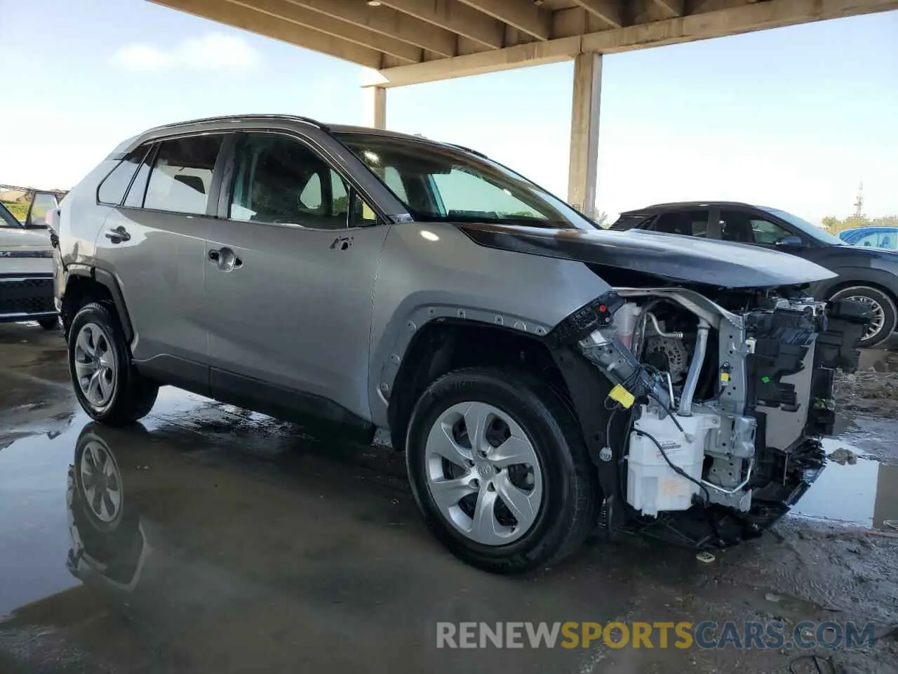 4 Фотография поврежденного автомобиля 2T3H1RFV7MC132232 TOYOTA RAV4 2021