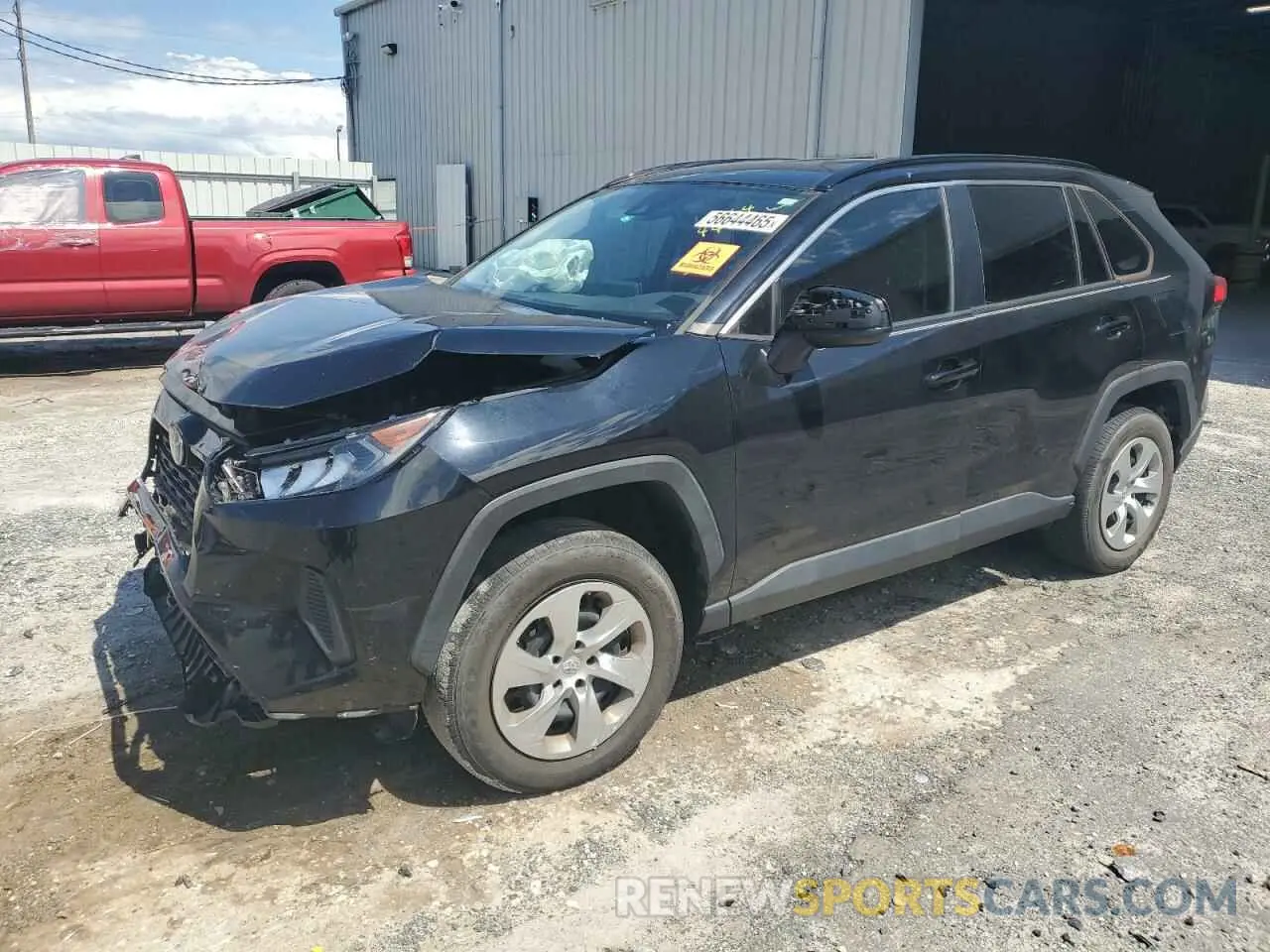 1 Photograph of a damaged car 2T3H1RFV7MC150147 TOYOTA RAV4 2021