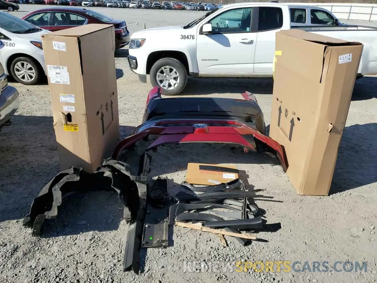 13 Фотография поврежденного автомобиля 2T3H1RFV9MW159351 TOYOTA RAV4 2021