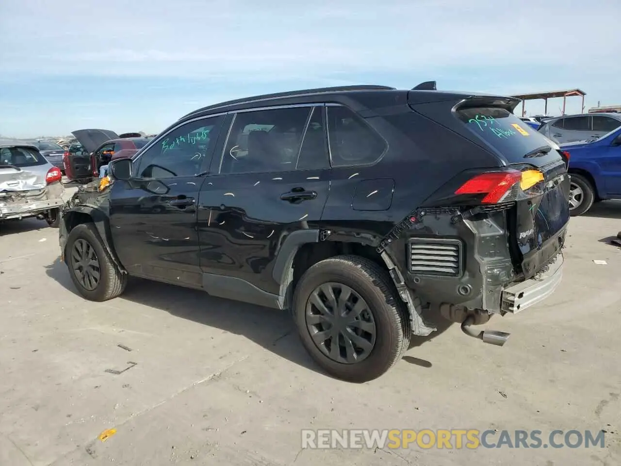2 Фотография поврежденного автомобиля 2T3H1RFVXMC098593 TOYOTA RAV4 2021