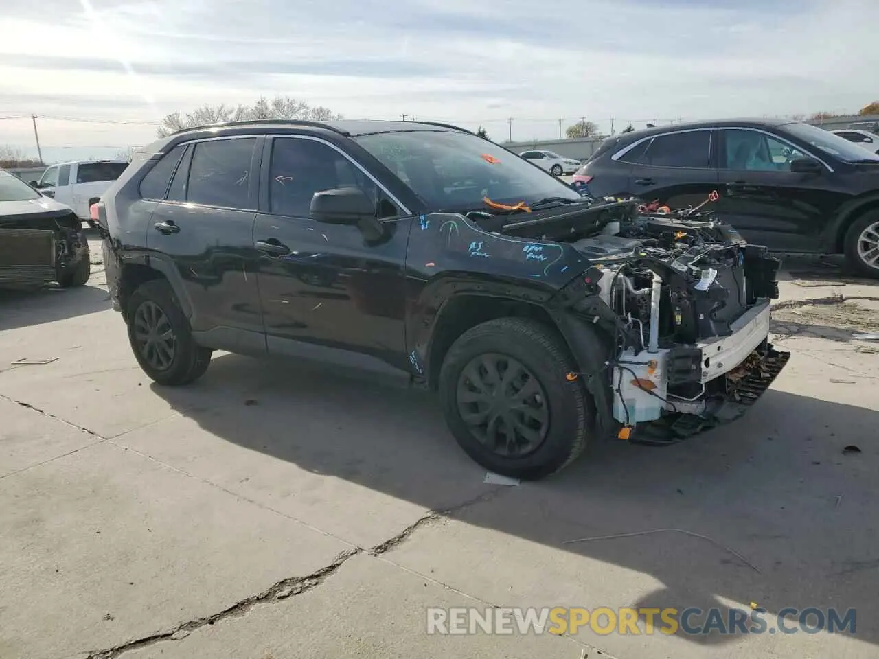 4 Фотография поврежденного автомобиля 2T3H1RFVXMC098593 TOYOTA RAV4 2021