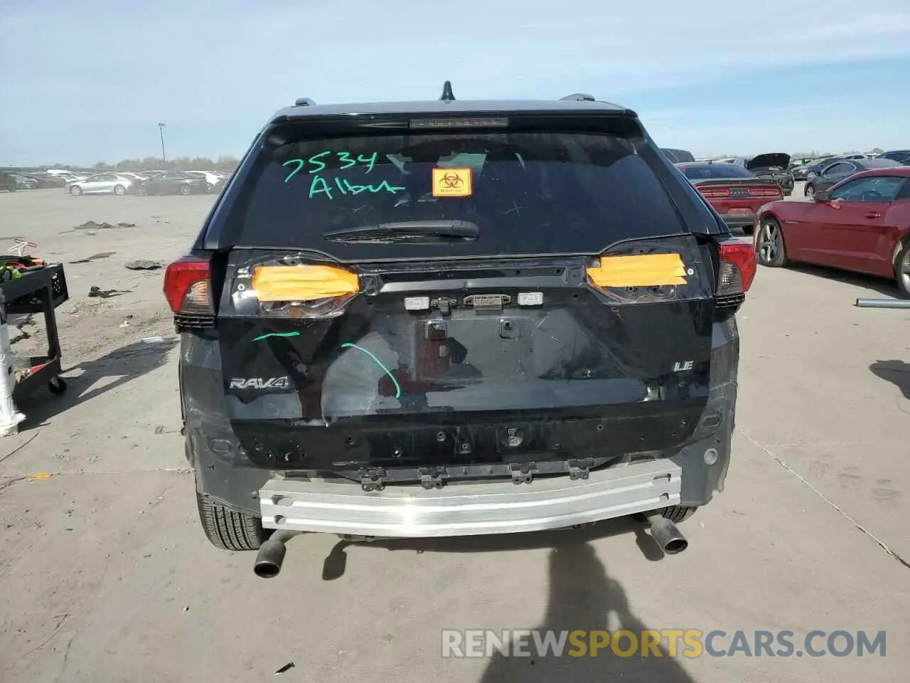 6 Фотография поврежденного автомобиля 2T3H1RFVXMC098593 TOYOTA RAV4 2021