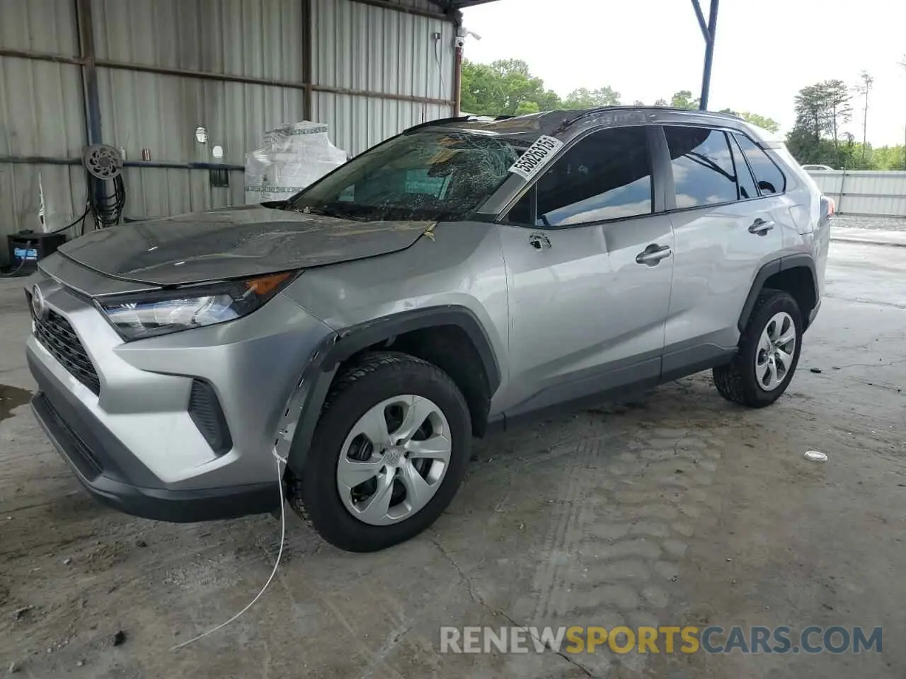 1 Photograph of a damaged car 2T3H1RFVXMC118387 TOYOTA RAV4 2021