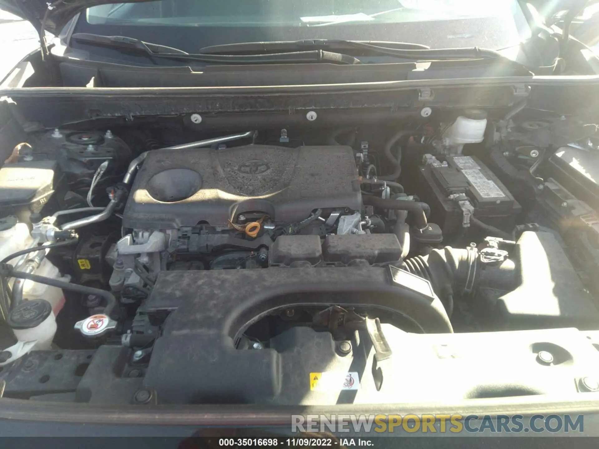 10 Фотография поврежденного автомобиля 2T3H1RFVXMW142011 TOYOTA RAV4 2021