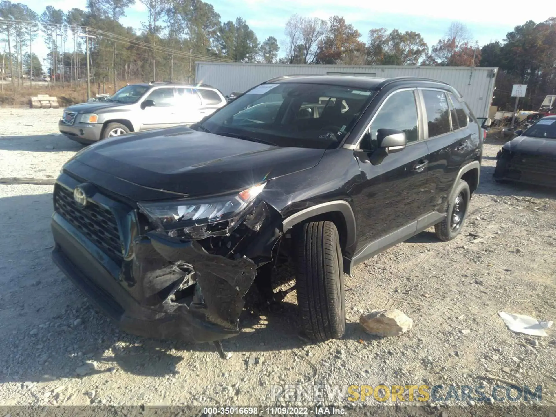 2 Фотография поврежденного автомобиля 2T3H1RFVXMW142011 TOYOTA RAV4 2021