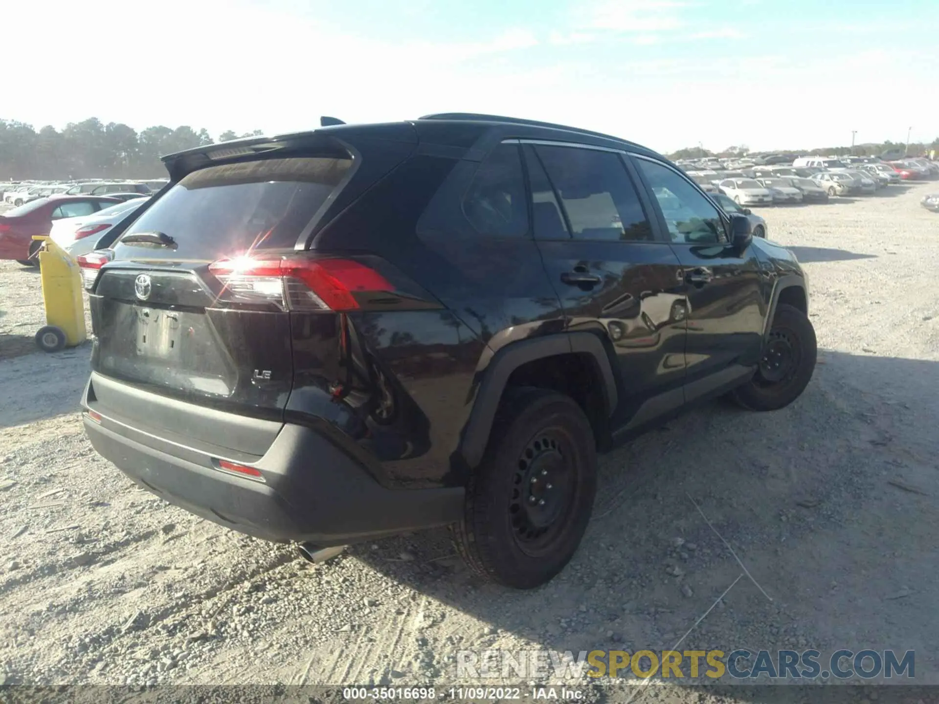 4 Фотография поврежденного автомобиля 2T3H1RFVXMW142011 TOYOTA RAV4 2021
