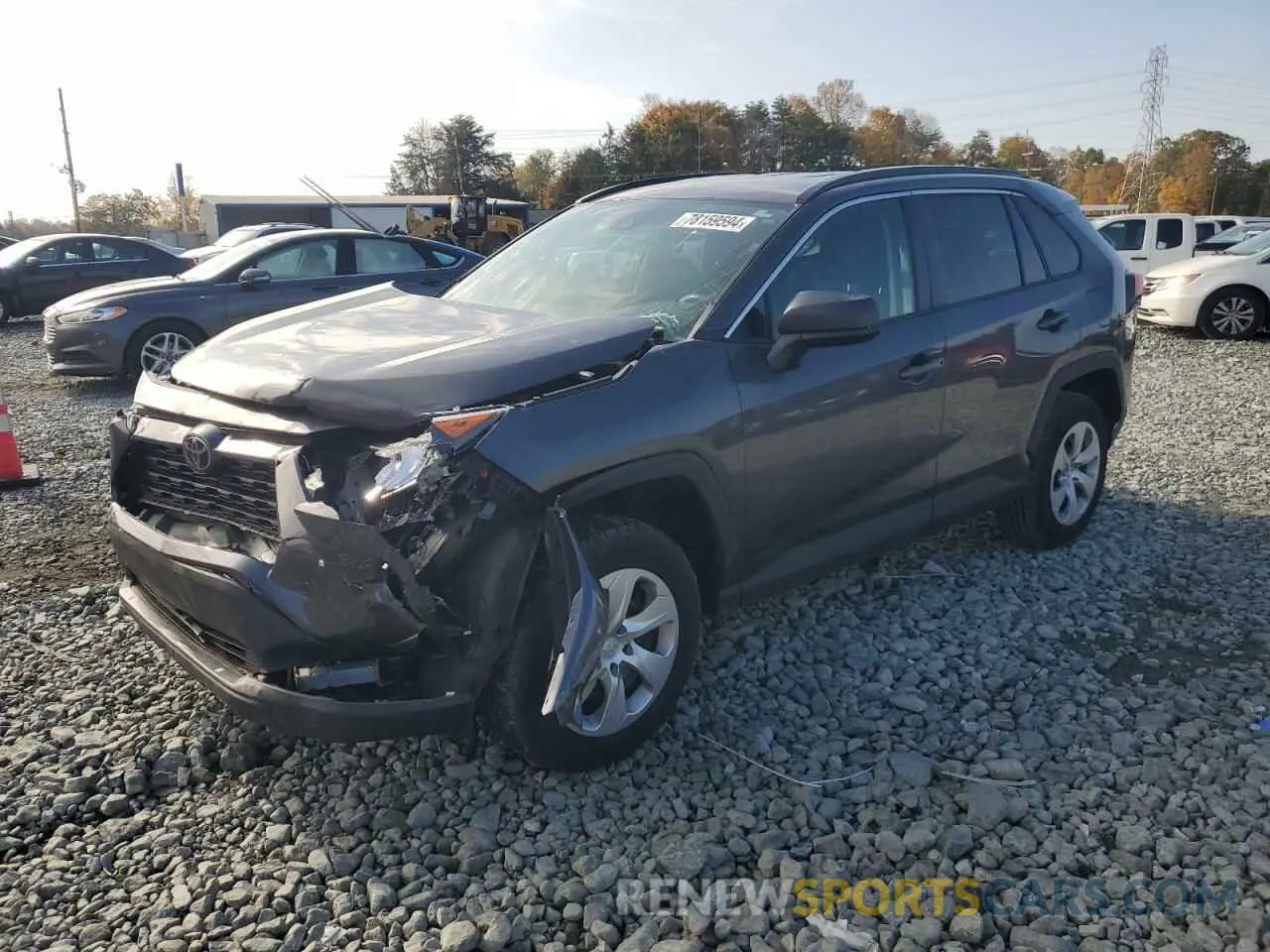 1 Photograph of a damaged car 2T3H1RFVXMW143708 TOYOTA RAV4 2021