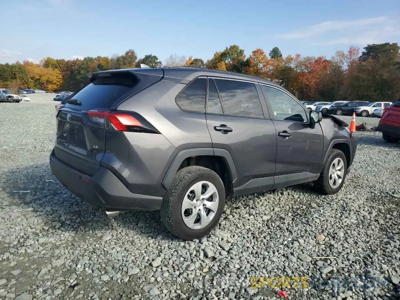 3 Photograph of a damaged car 2T3H1RFVXMW143708 TOYOTA RAV4 2021