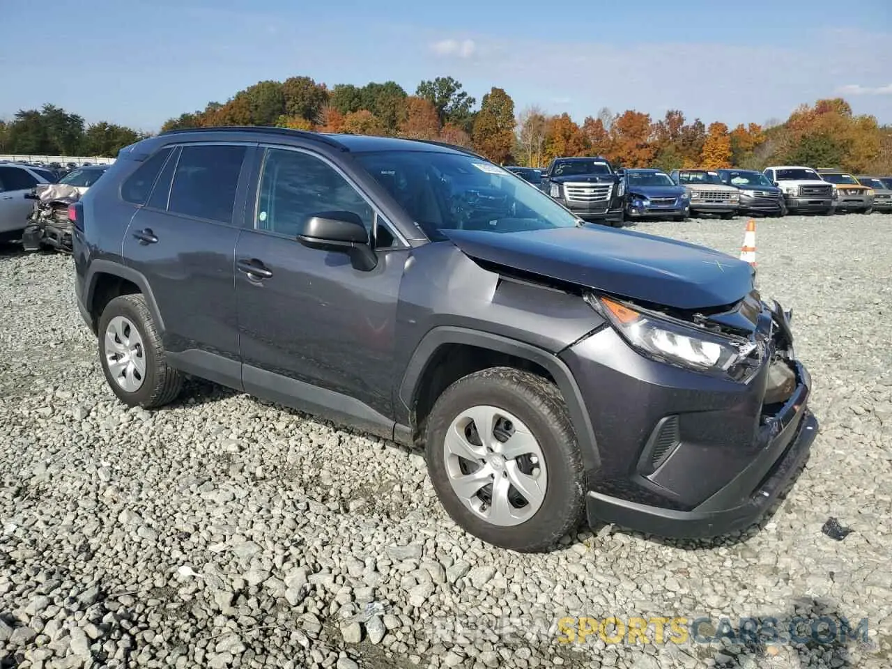 4 Photograph of a damaged car 2T3H1RFVXMW143708 TOYOTA RAV4 2021