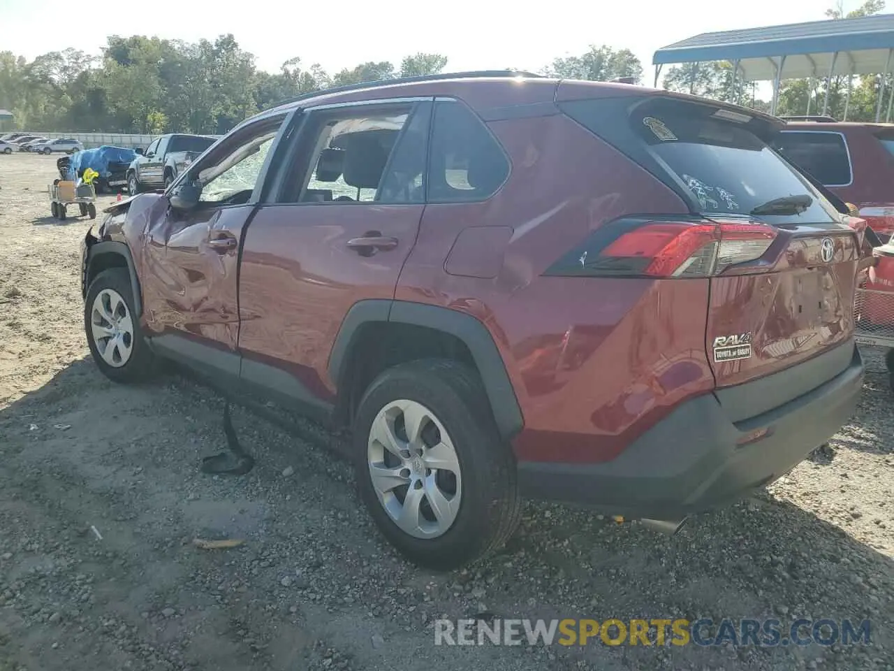 2 Photograph of a damaged car 2T3H1RFVXMW148827 TOYOTA RAV4 2021