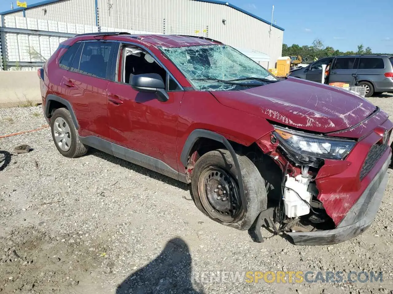 4 Photograph of a damaged car 2T3H1RFVXMW148827 TOYOTA RAV4 2021