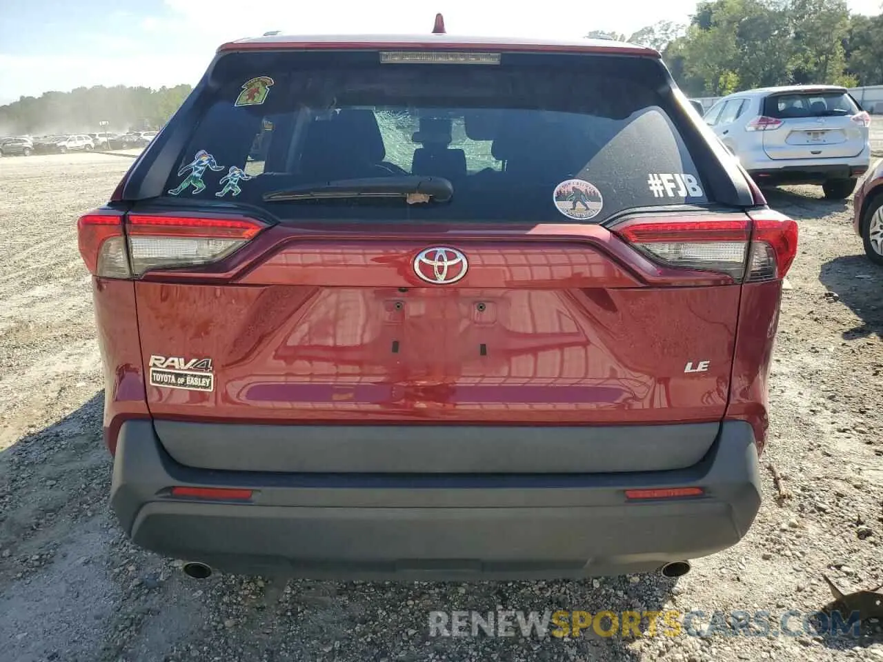 6 Photograph of a damaged car 2T3H1RFVXMW148827 TOYOTA RAV4 2021