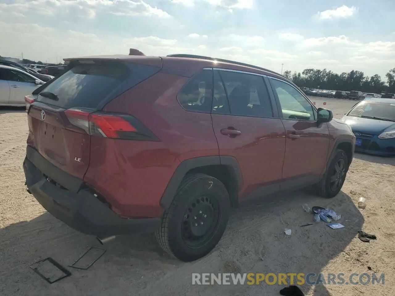 3 Photograph of a damaged car 2T3H1RFVXMW151551 TOYOTA RAV4 2021