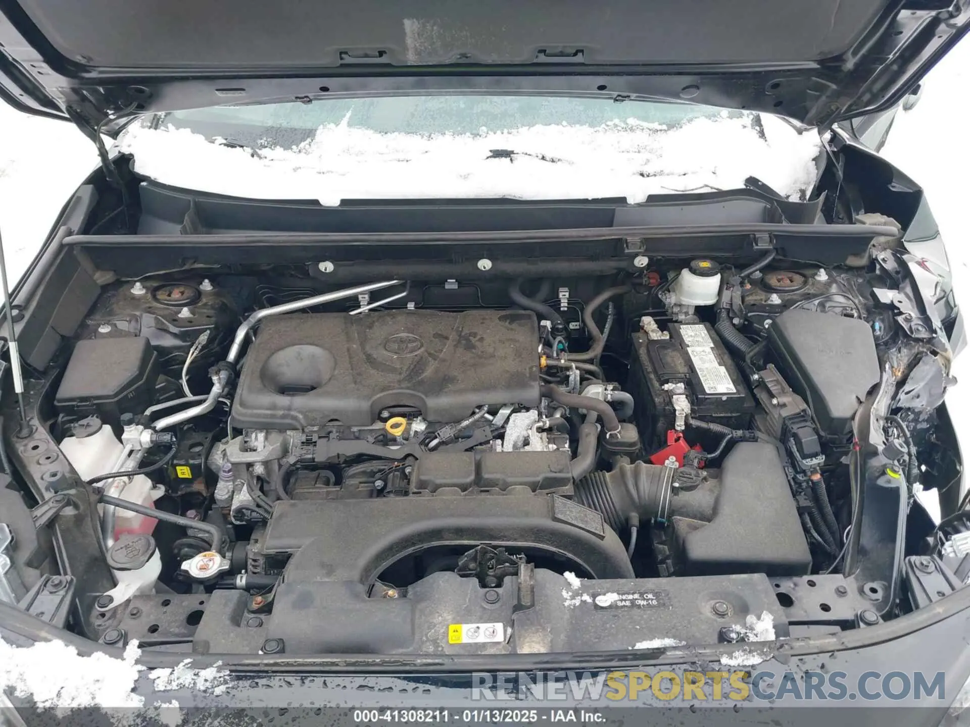 10 Фотография поврежденного автомобиля 2T3J1RFV1MW178963 TOYOTA RAV4 2021