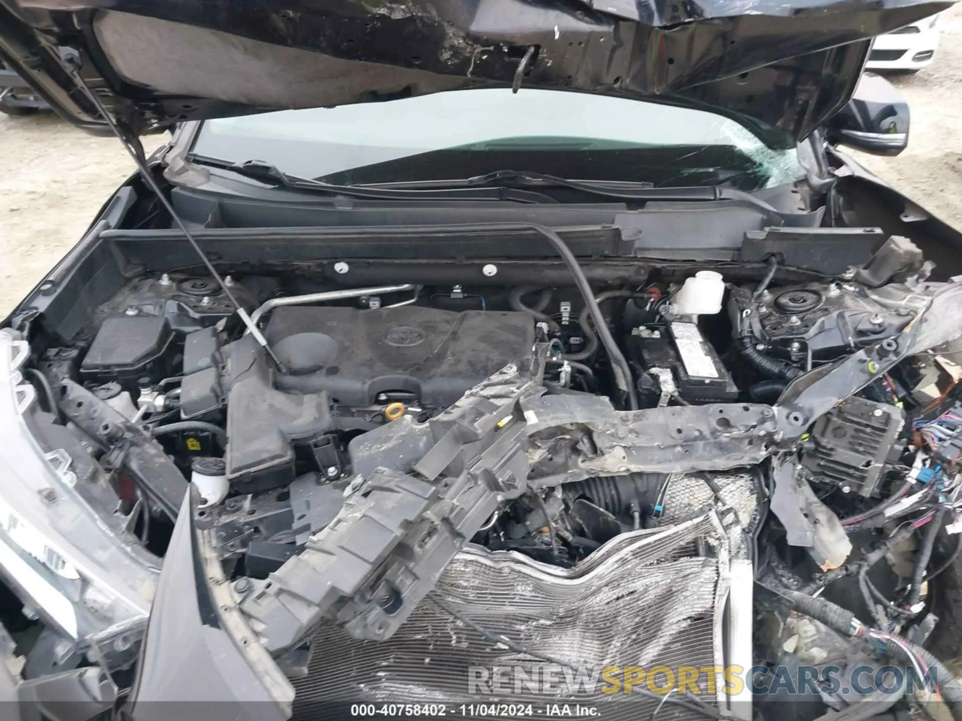 10 Фотография поврежденного автомобиля 2T3J1RFV1MW202310 TOYOTA RAV4 2021