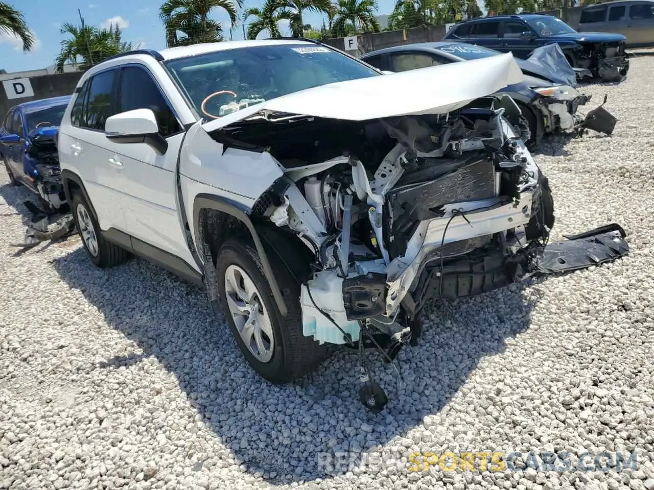 1 Фотография поврежденного автомобиля 2T3K1RFV6MC132759 TOYOTA RAV4 2021