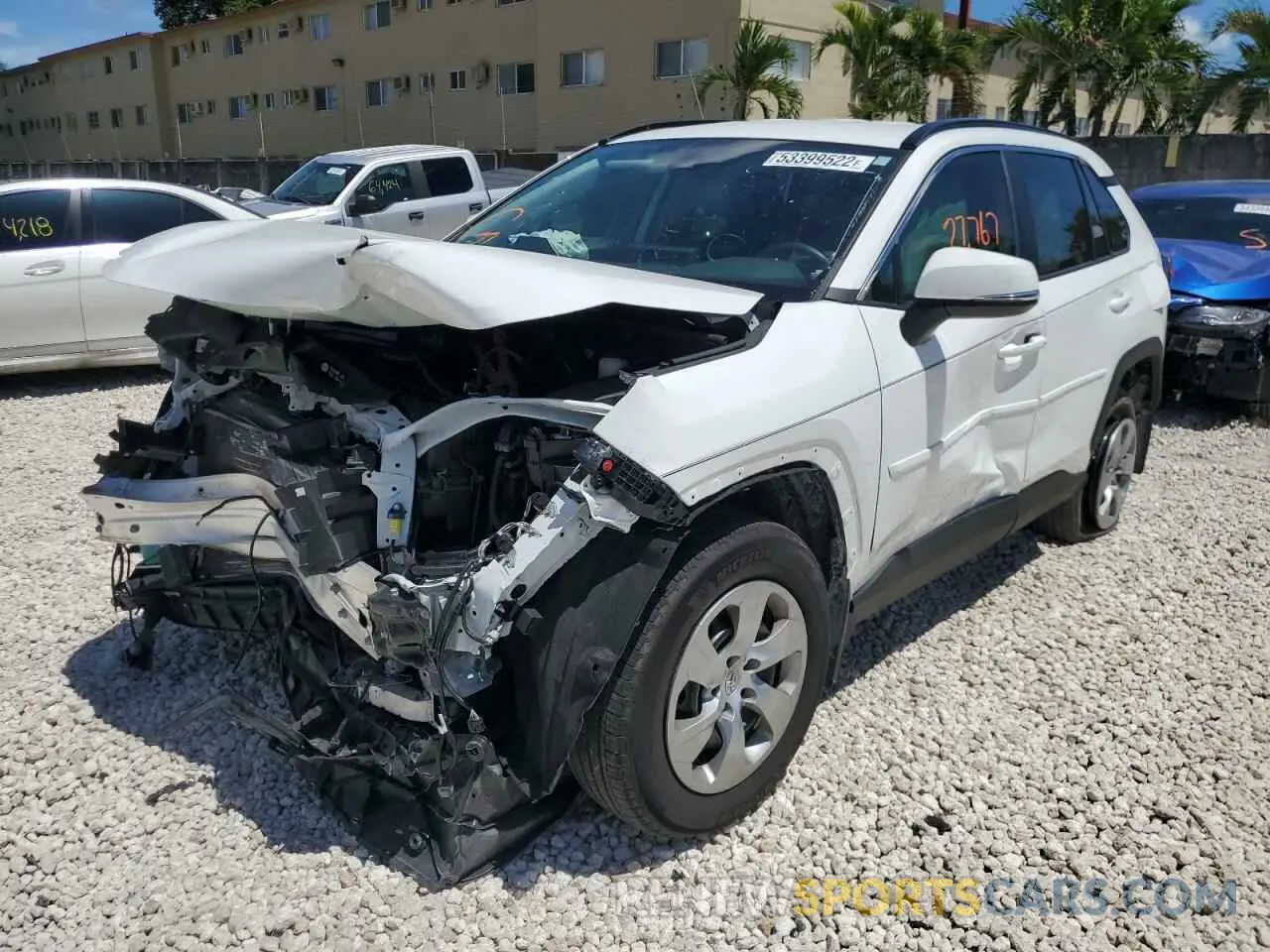 2 Фотография поврежденного автомобиля 2T3K1RFV6MC132759 TOYOTA RAV4 2021