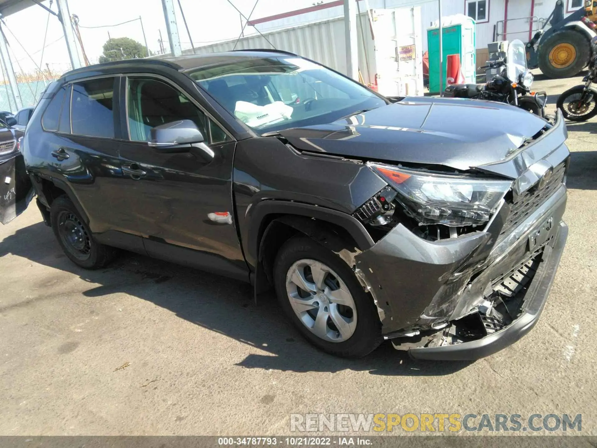 1 Фотография поврежденного автомобиля 2T3K1RFV7MC104727 TOYOTA RAV4 2021
