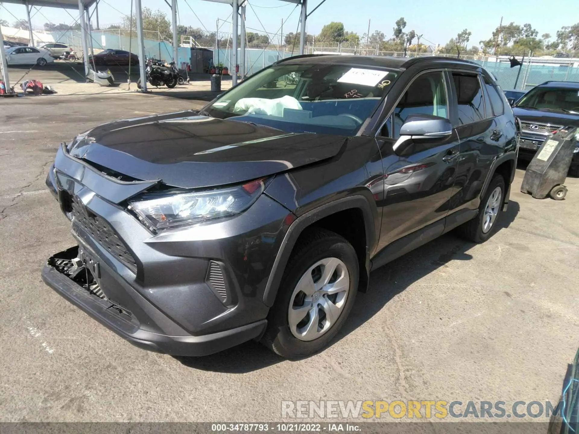 2 Фотография поврежденного автомобиля 2T3K1RFV7MC104727 TOYOTA RAV4 2021