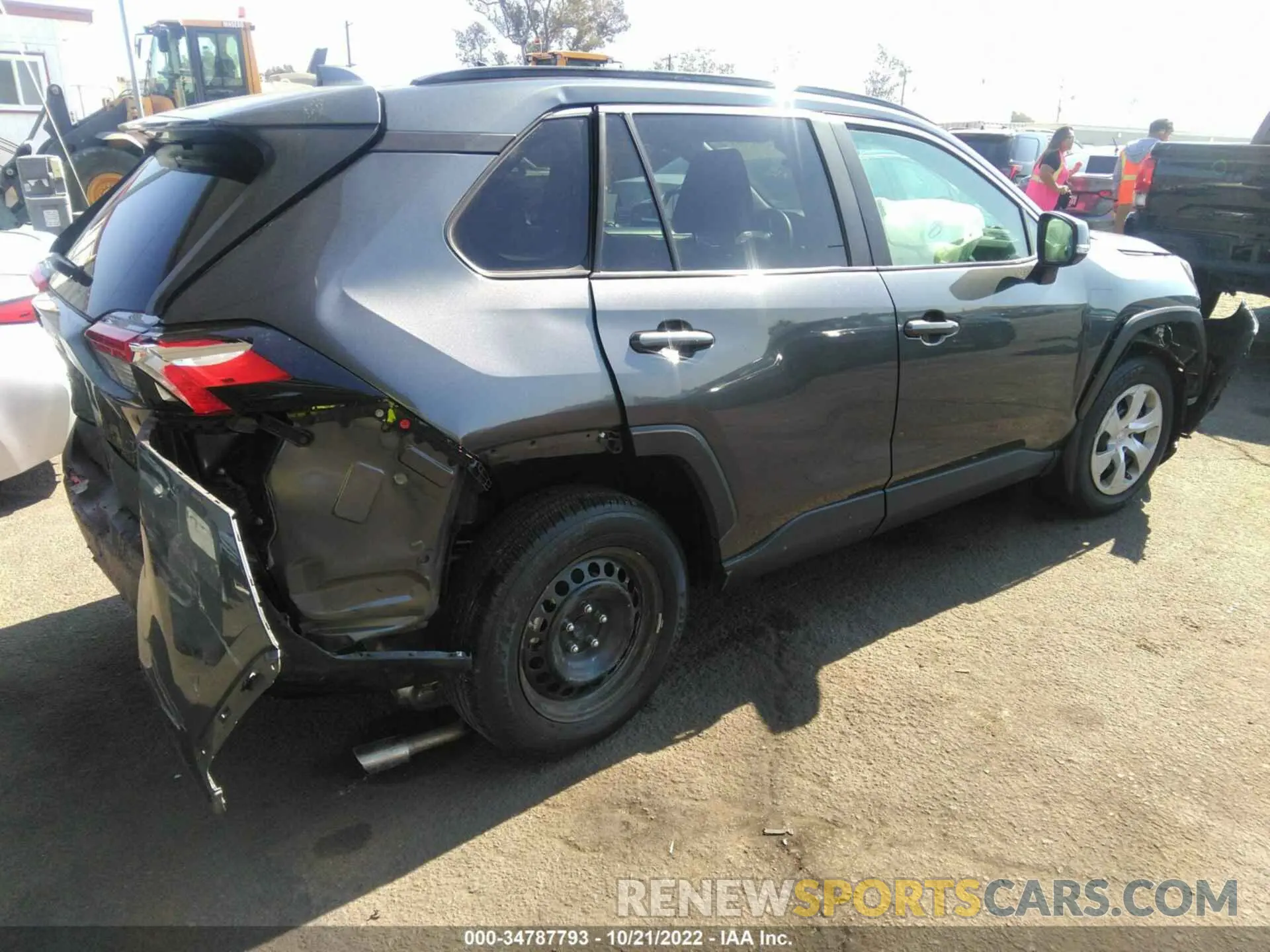 4 Фотография поврежденного автомобиля 2T3K1RFV7MC104727 TOYOTA RAV4 2021