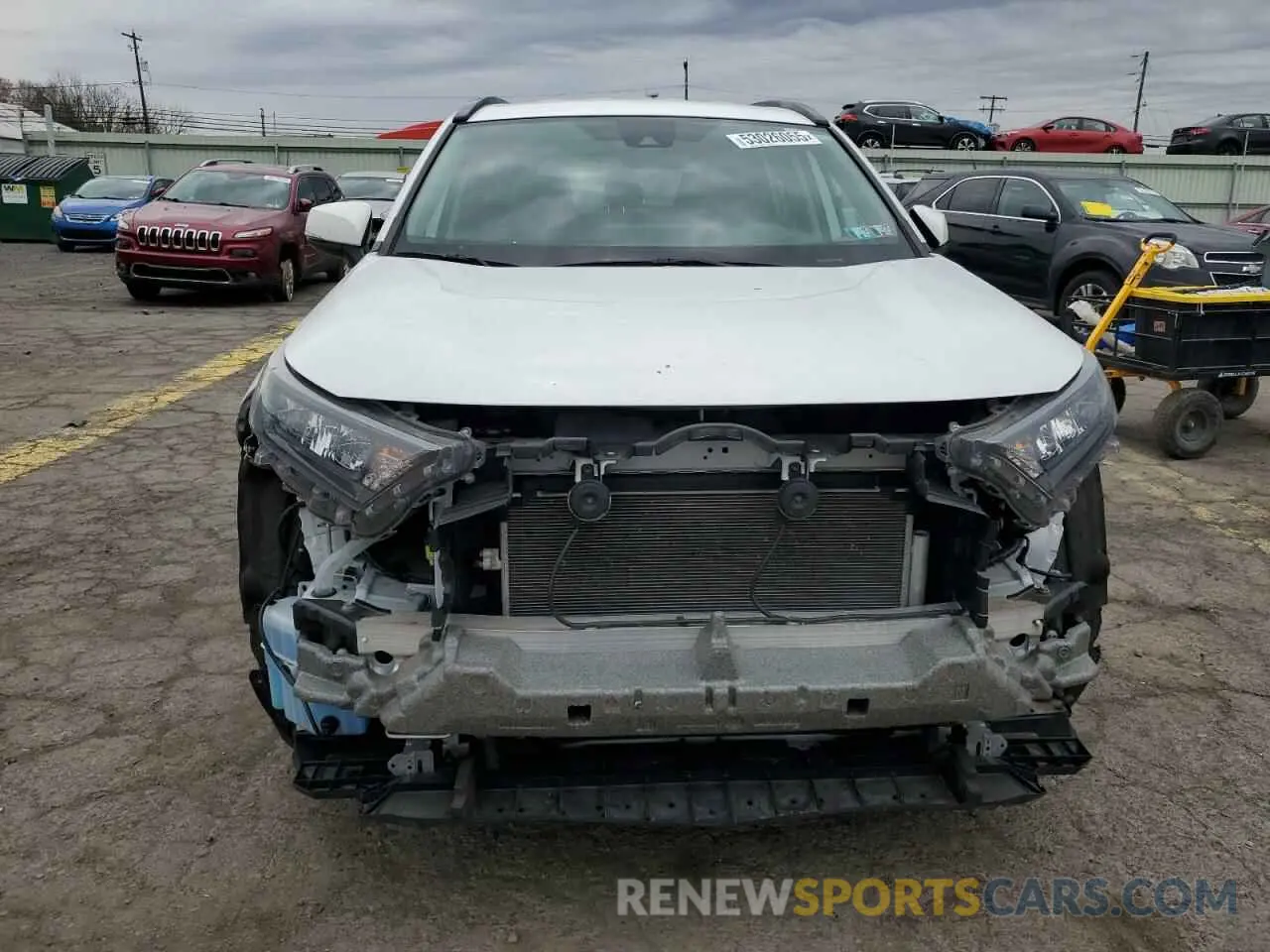 5 Фотография поврежденного автомобиля 2T3K1RFV7MC160196 TOYOTA RAV4 2021