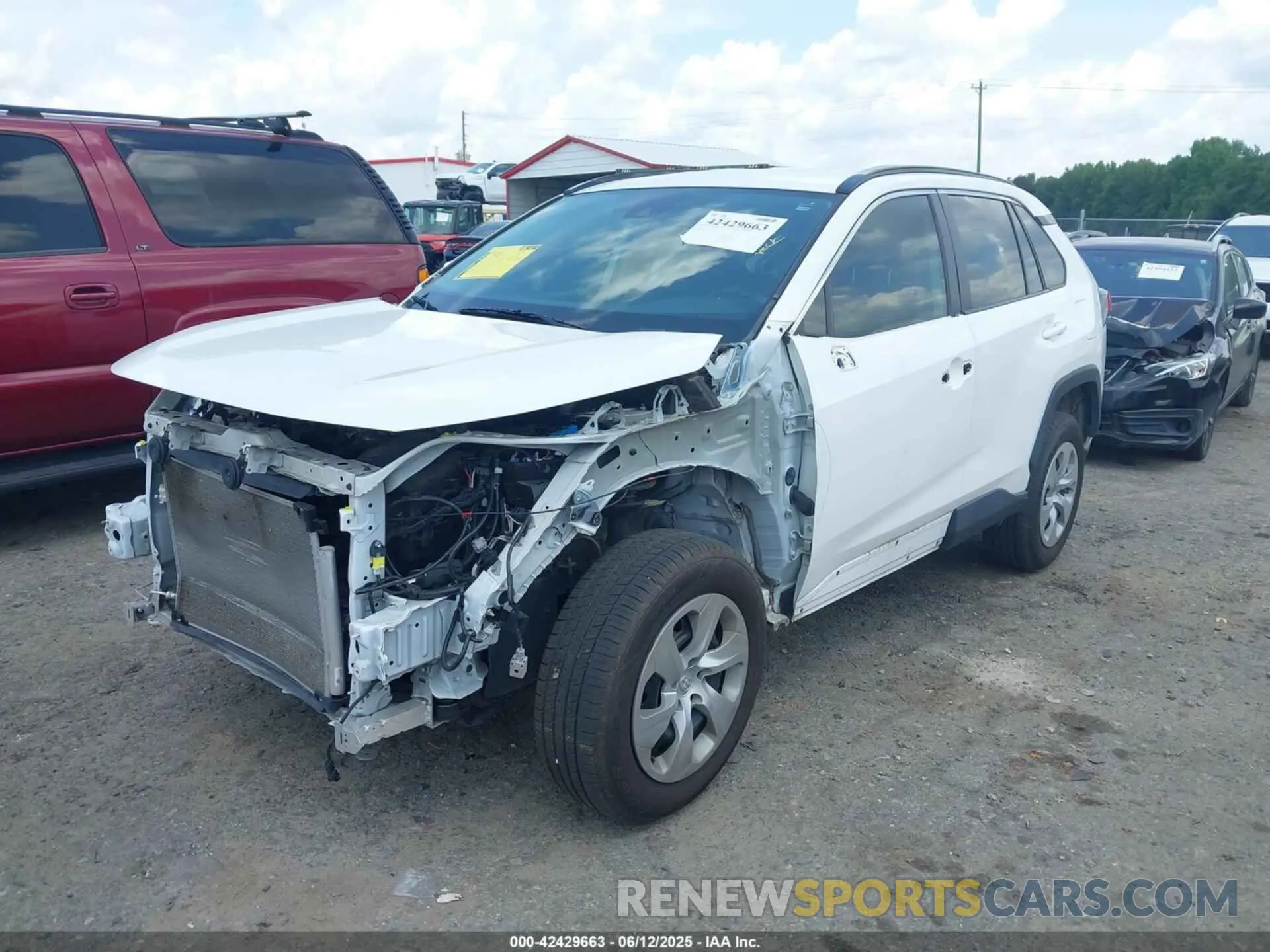 2 Photograph of a damaged car 2T3K1RFV7MC171442 TOYOTA RAV4 2021
