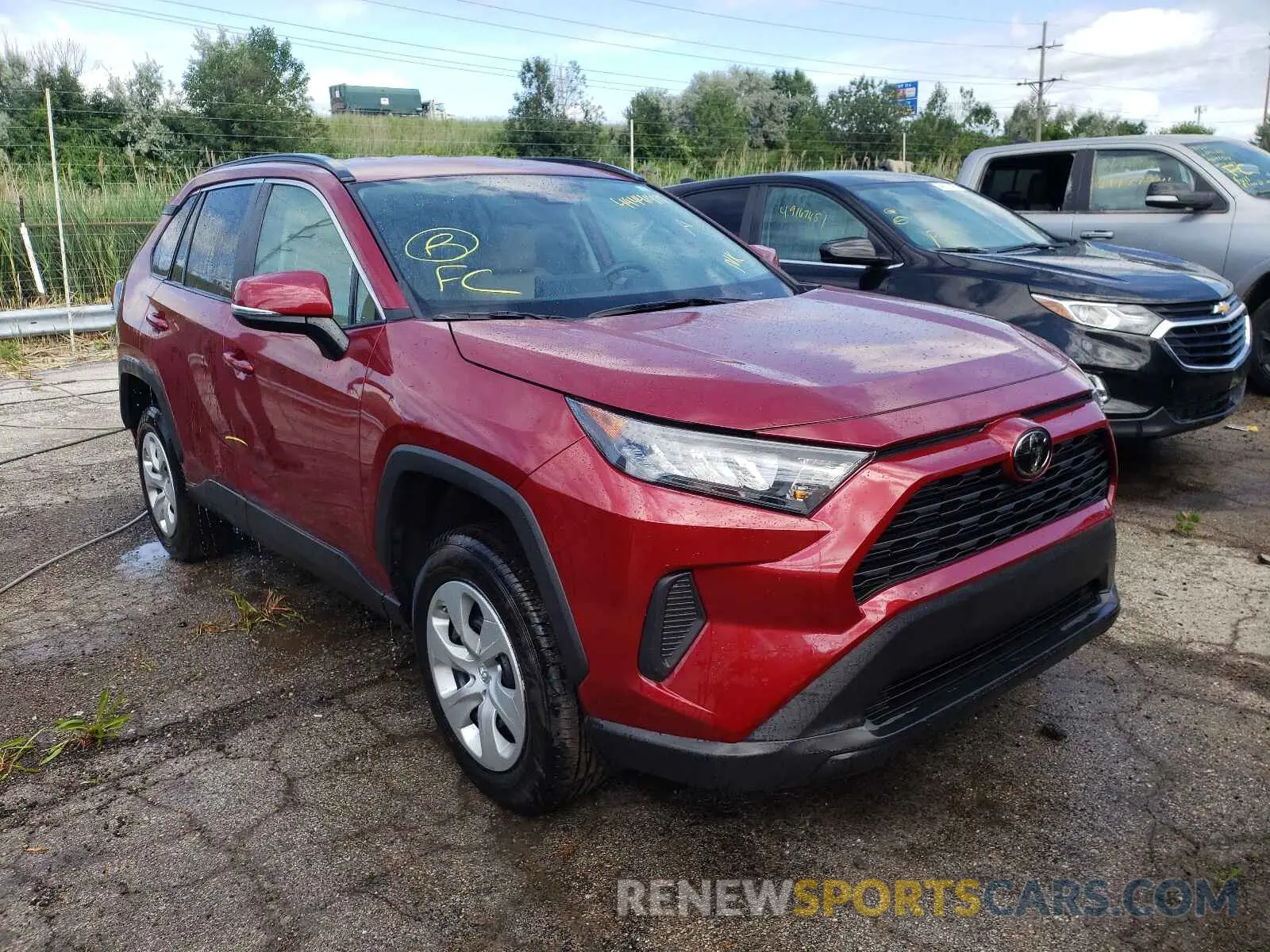 1 Фотография поврежденного автомобиля 2T3K1RFV9MW108874 TOYOTA RAV4 2021