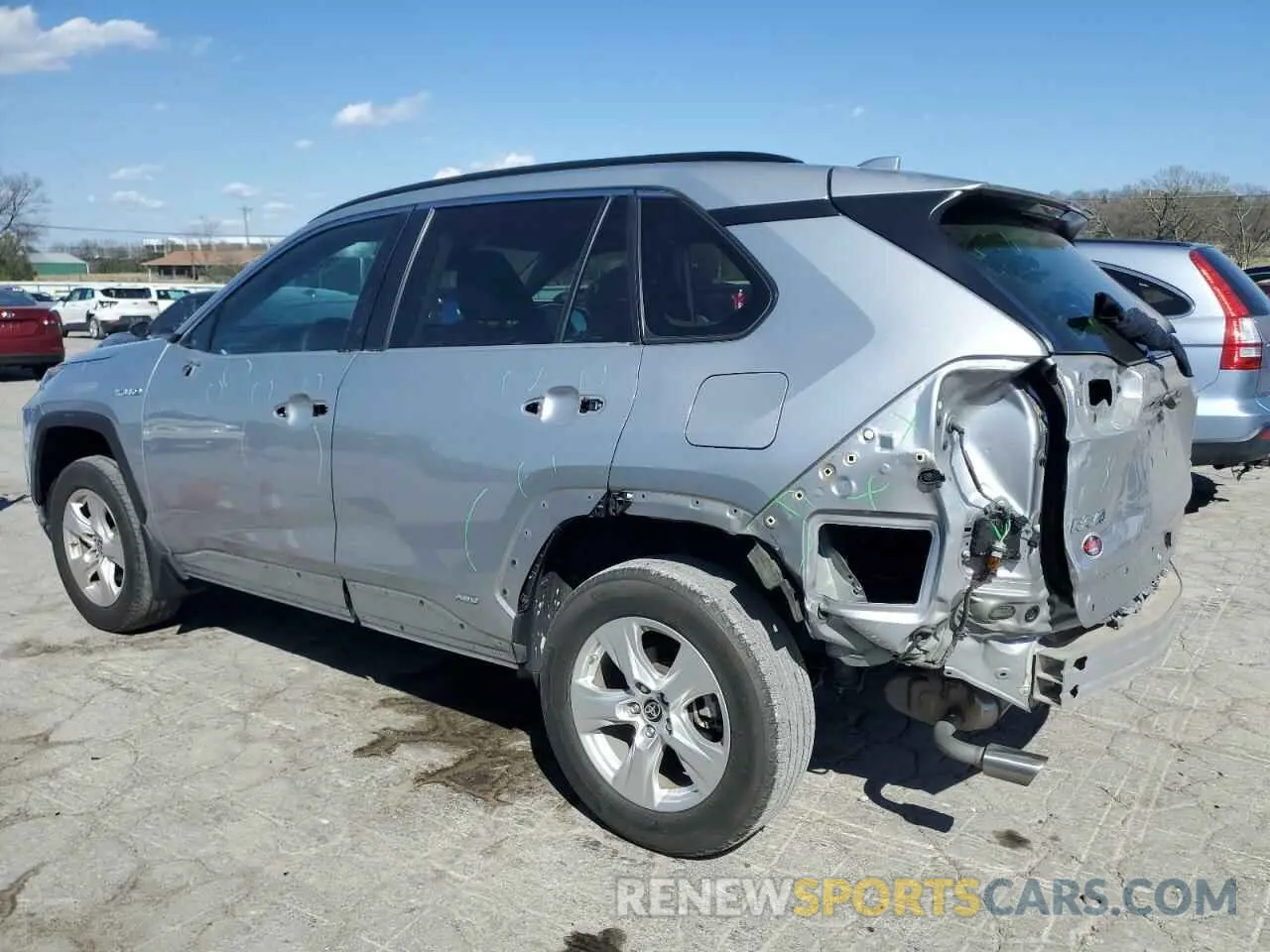 2 Фотография поврежденного автомобиля 2T3M6RFV2MW013499 TOYOTA RAV4 2021