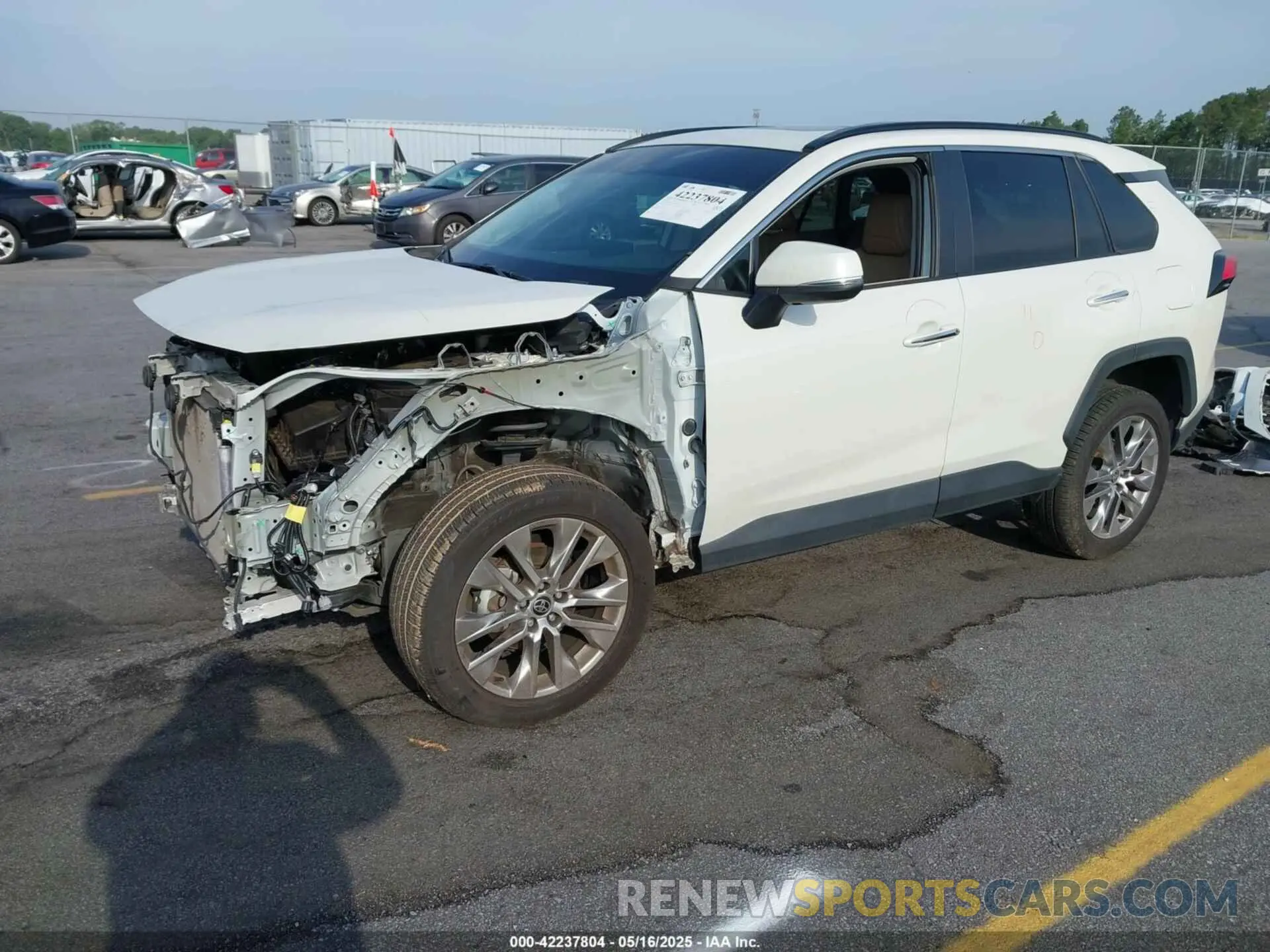 2 Photograph of a damaged car 2T3N1RFV4MW198447 TOYOTA RAV4 2021