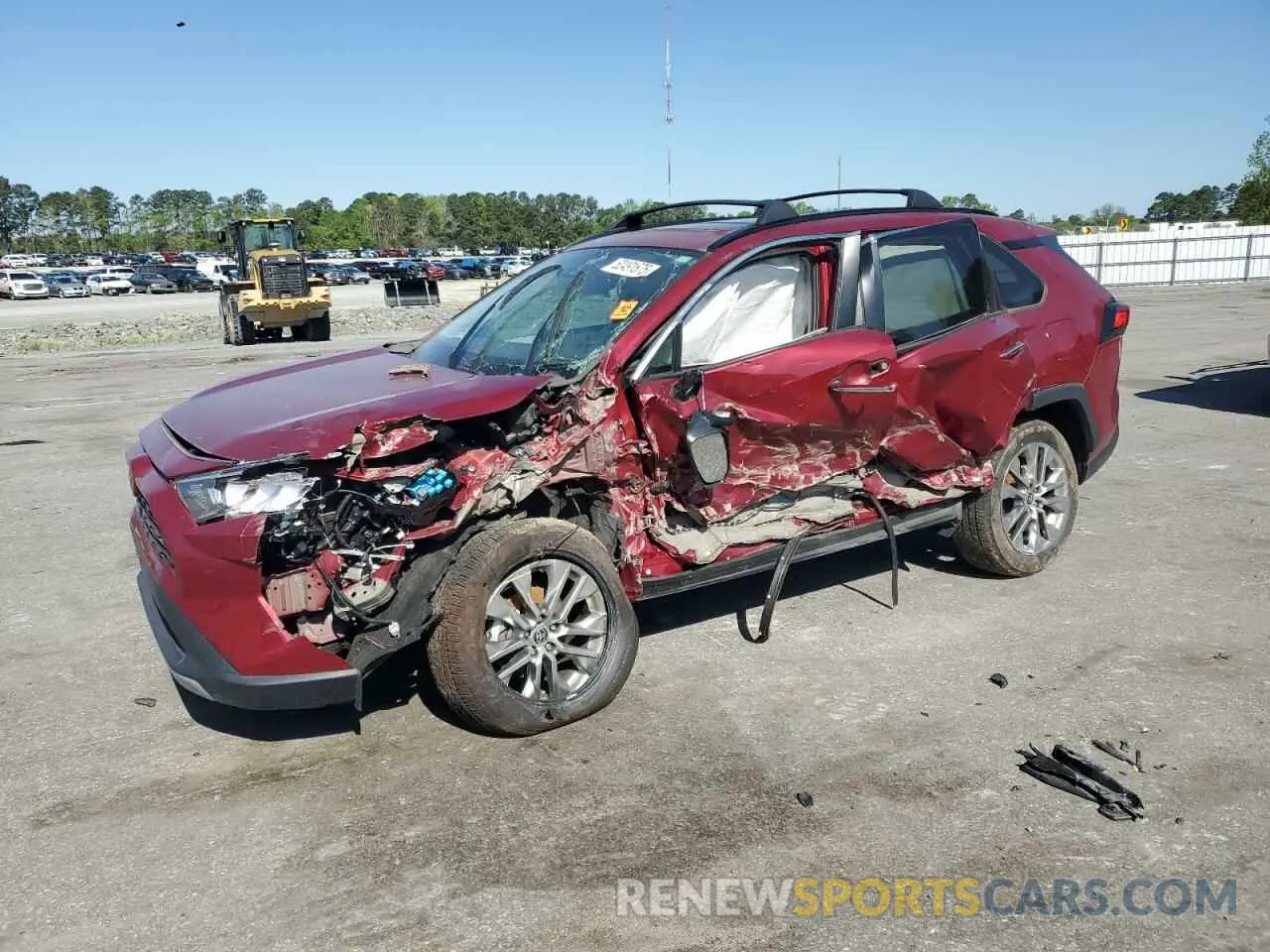 1 Фотография поврежденного автомобиля 2T3N1RFV9MW202007 TOYOTA RAV4 2021