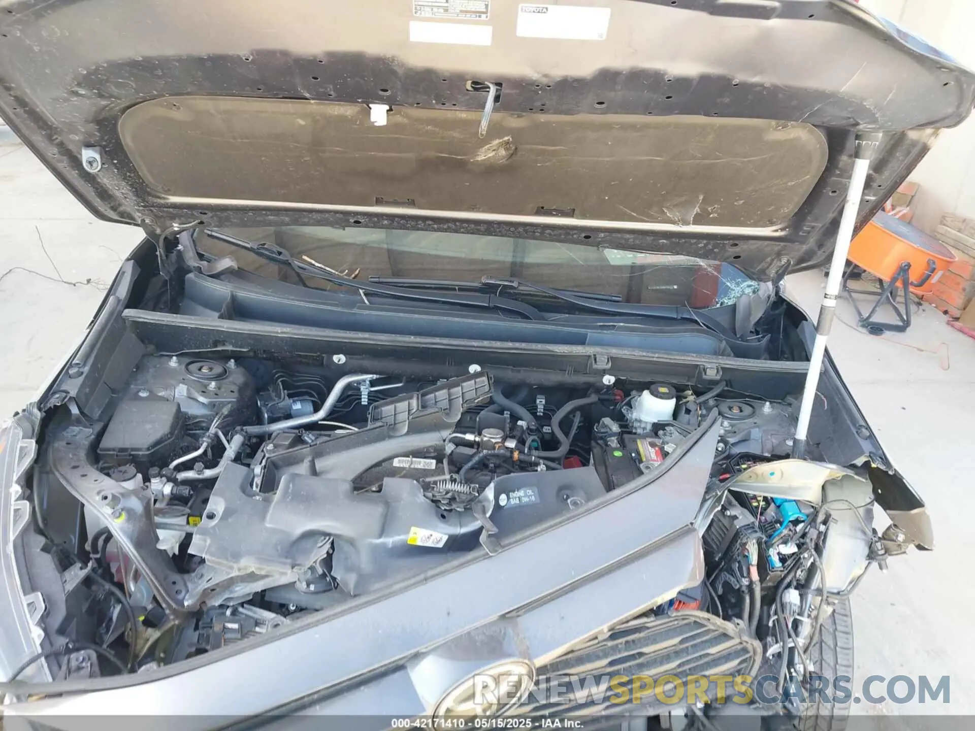 10 Фотография поврежденного автомобиля 2T3P1RFV0MW186157 TOYOTA RAV4 2021