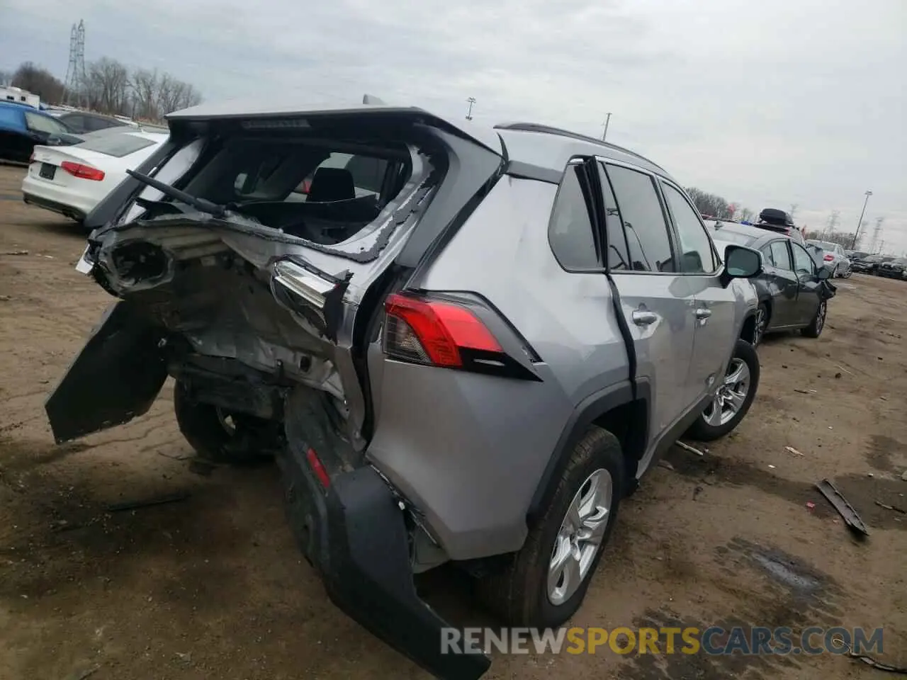4 Фотография поврежденного автомобиля 2T3P1RFV0MW214104 TOYOTA RAV4 2021