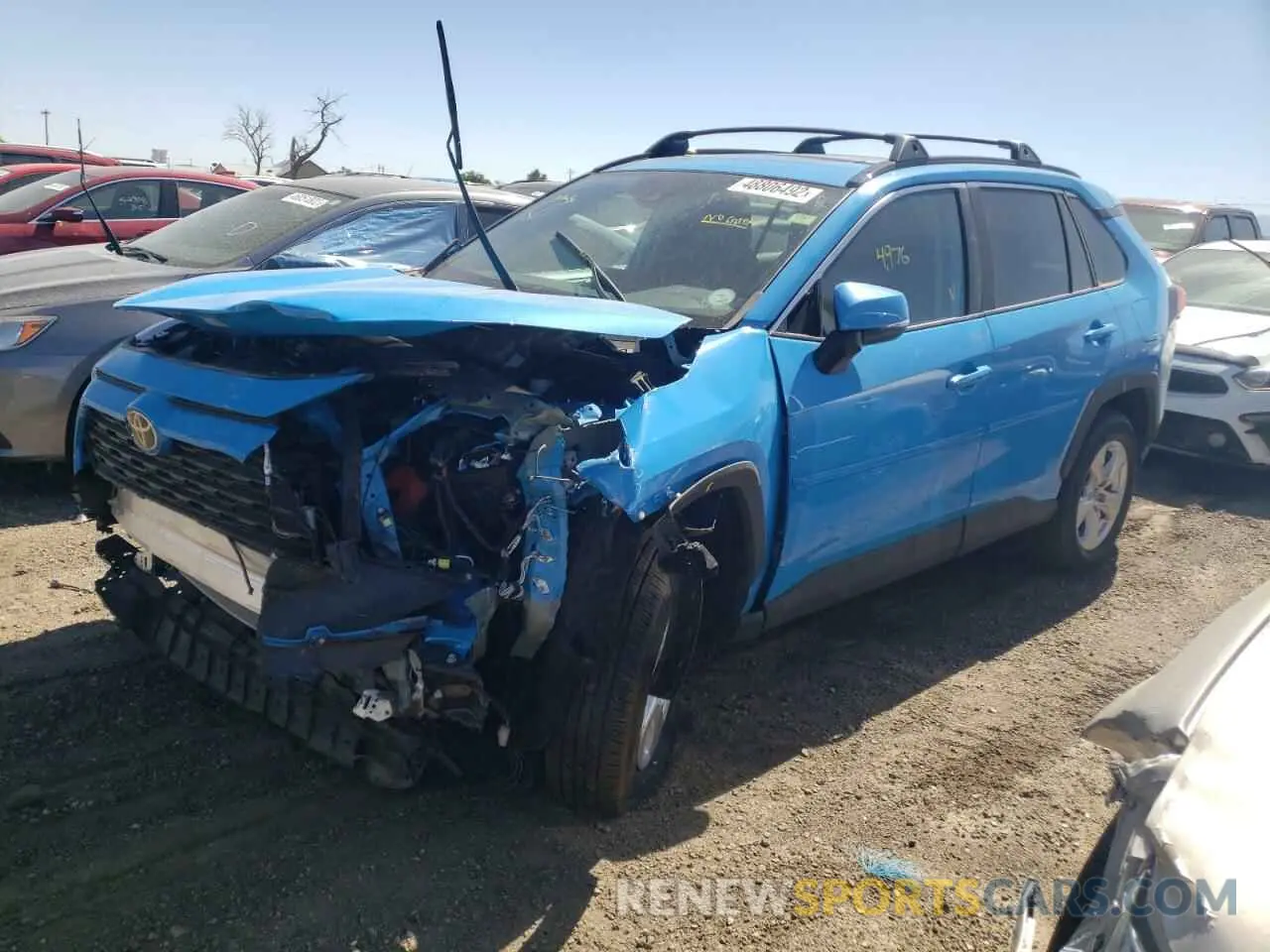 2 Photograph of a damaged car 2T3P1RFV0MW238564 TOYOTA RAV4 2021