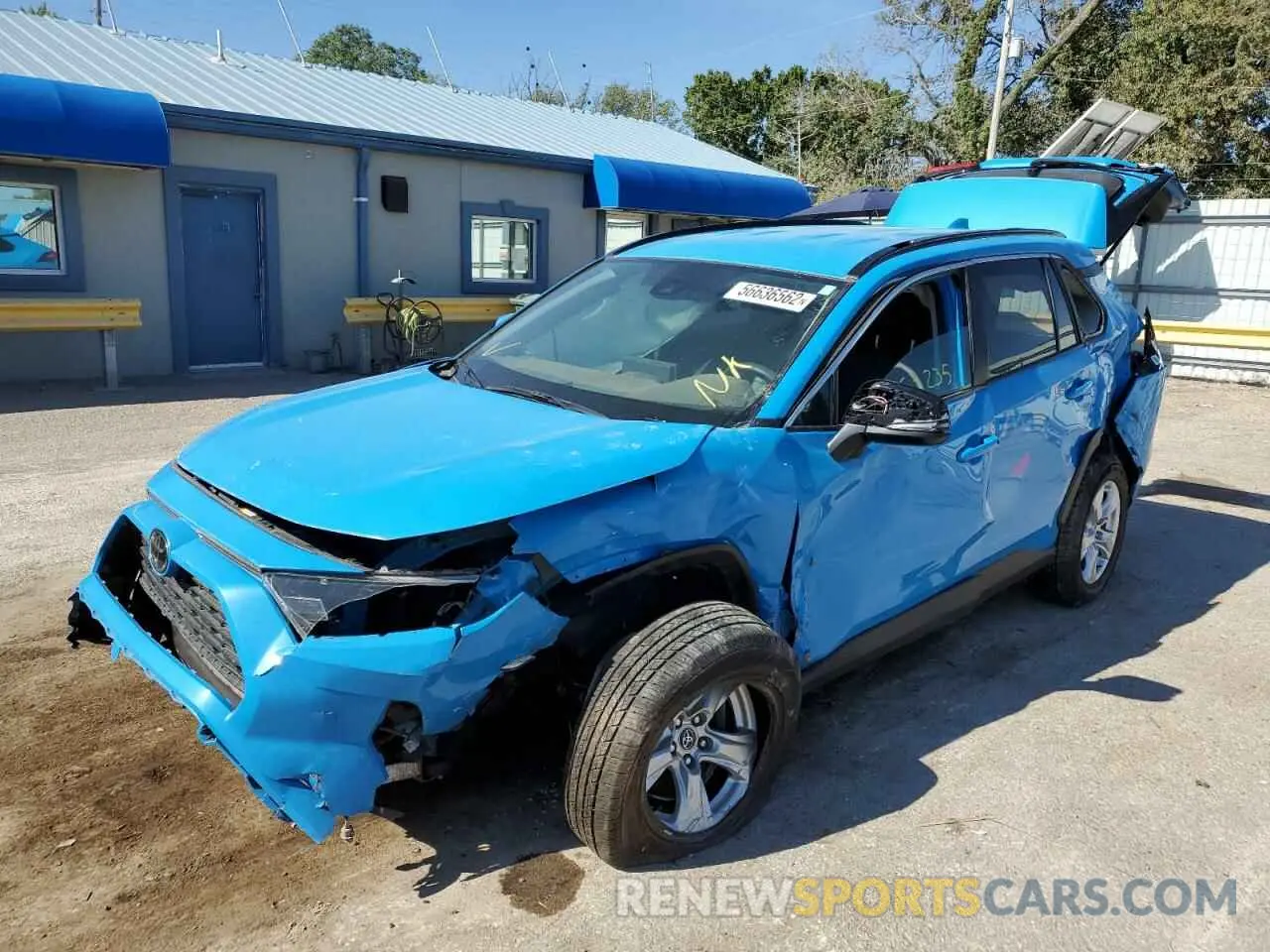 2 Фотография поврежденного автомобиля 2T3P1RFV1MW154270 TOYOTA RAV4 2021