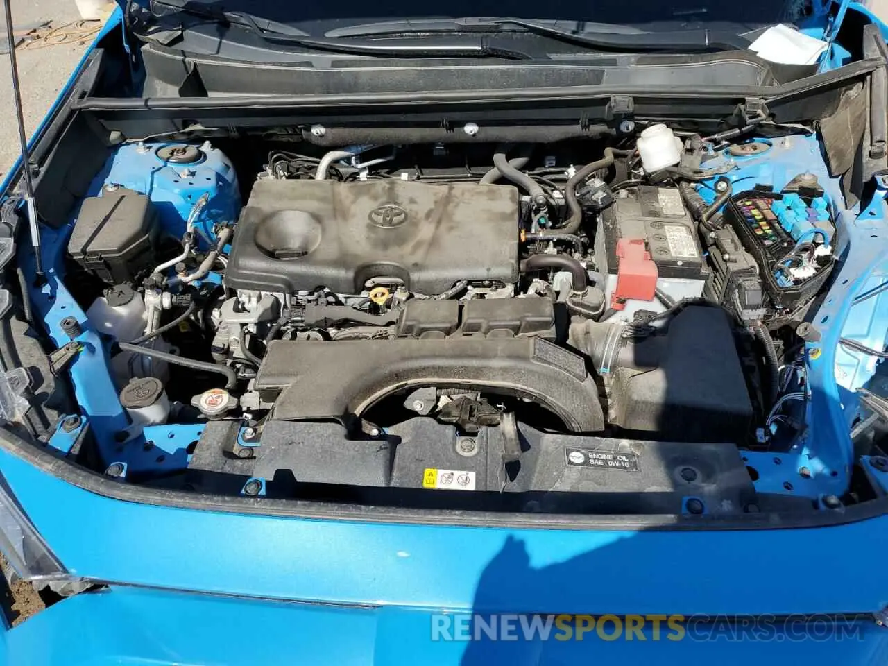 7 Фотография поврежденного автомобиля 2T3P1RFV1MW154270 TOYOTA RAV4 2021
