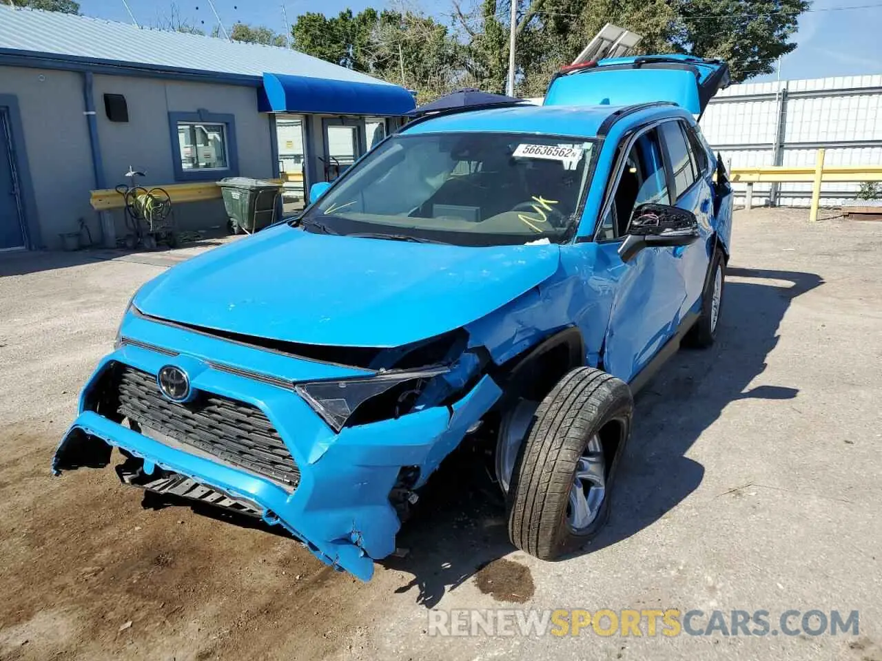 9 Фотография поврежденного автомобиля 2T3P1RFV1MW154270 TOYOTA RAV4 2021