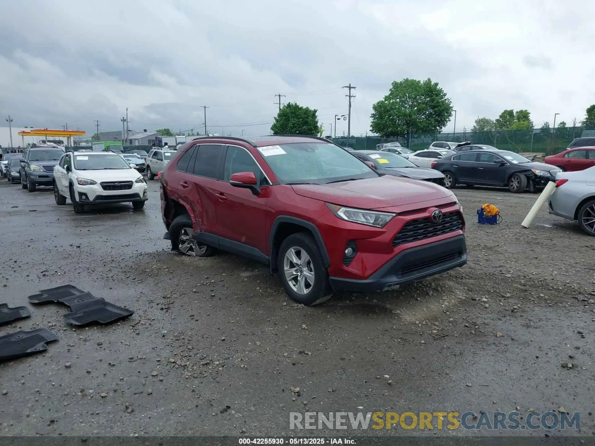 1 Фотография поврежденного автомобиля 2T3P1RFV1MW195126 TOYOTA RAV4 2021