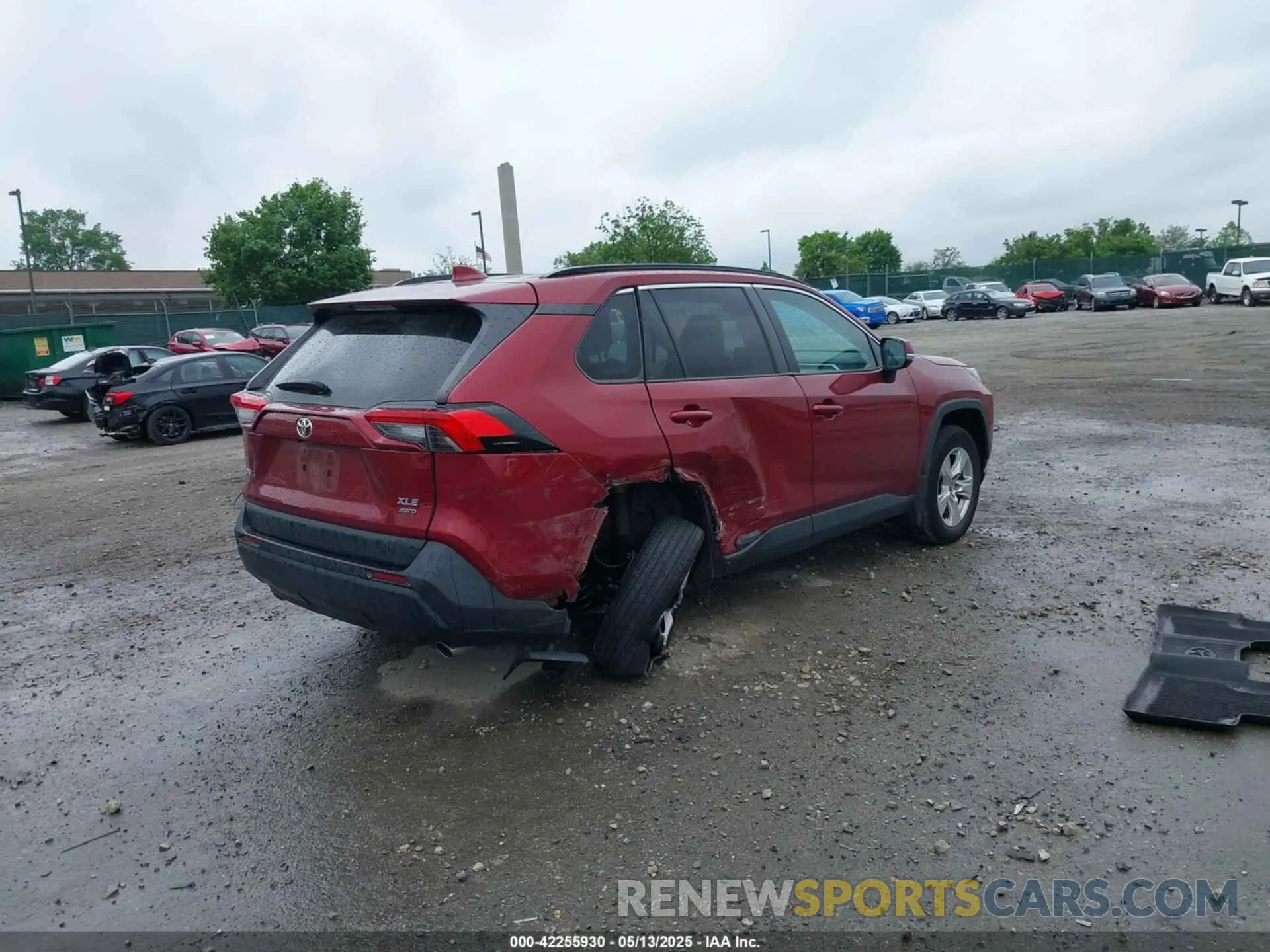 4 Фотография поврежденного автомобиля 2T3P1RFV1MW195126 TOYOTA RAV4 2021