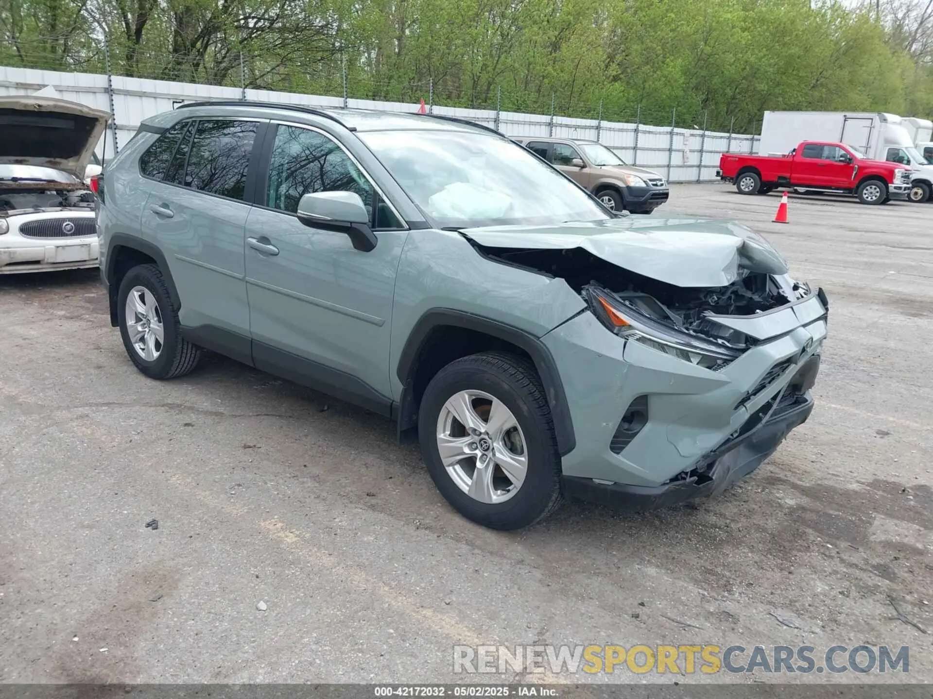 1 Photograph of a damaged car 2T3P1RFV1MW216783 TOYOTA RAV4 2021