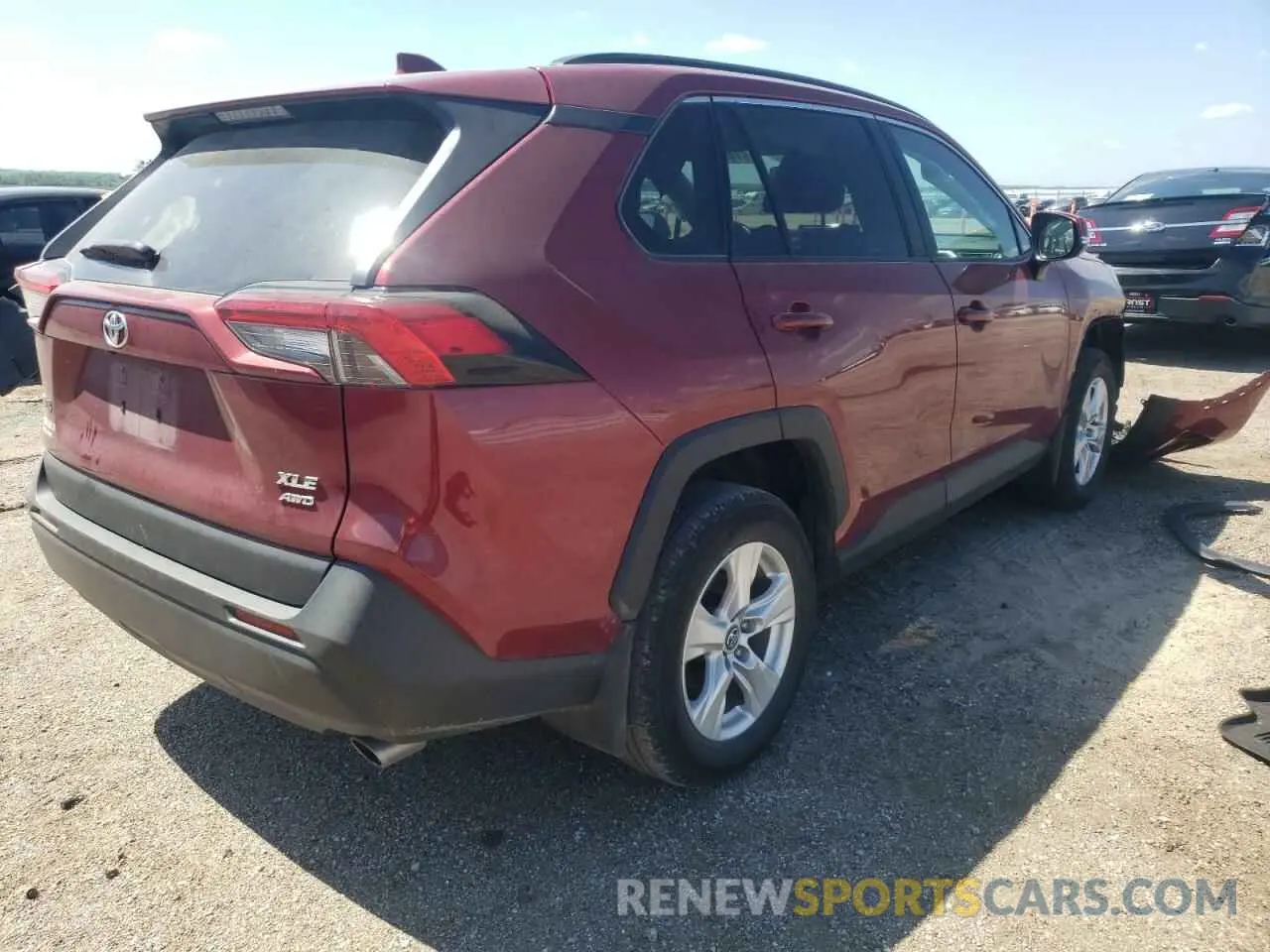 4 Фотография поврежденного автомобиля 2T3P1RFV2MW151457 TOYOTA RAV4 2021