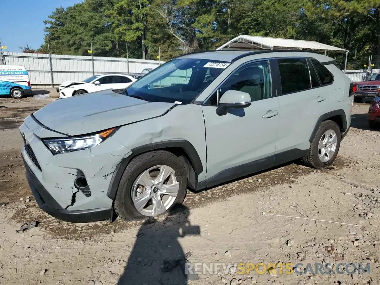 1 Photograph of a damaged car 2T3P1RFV2MW222589 TOYOTA RAV4 2021