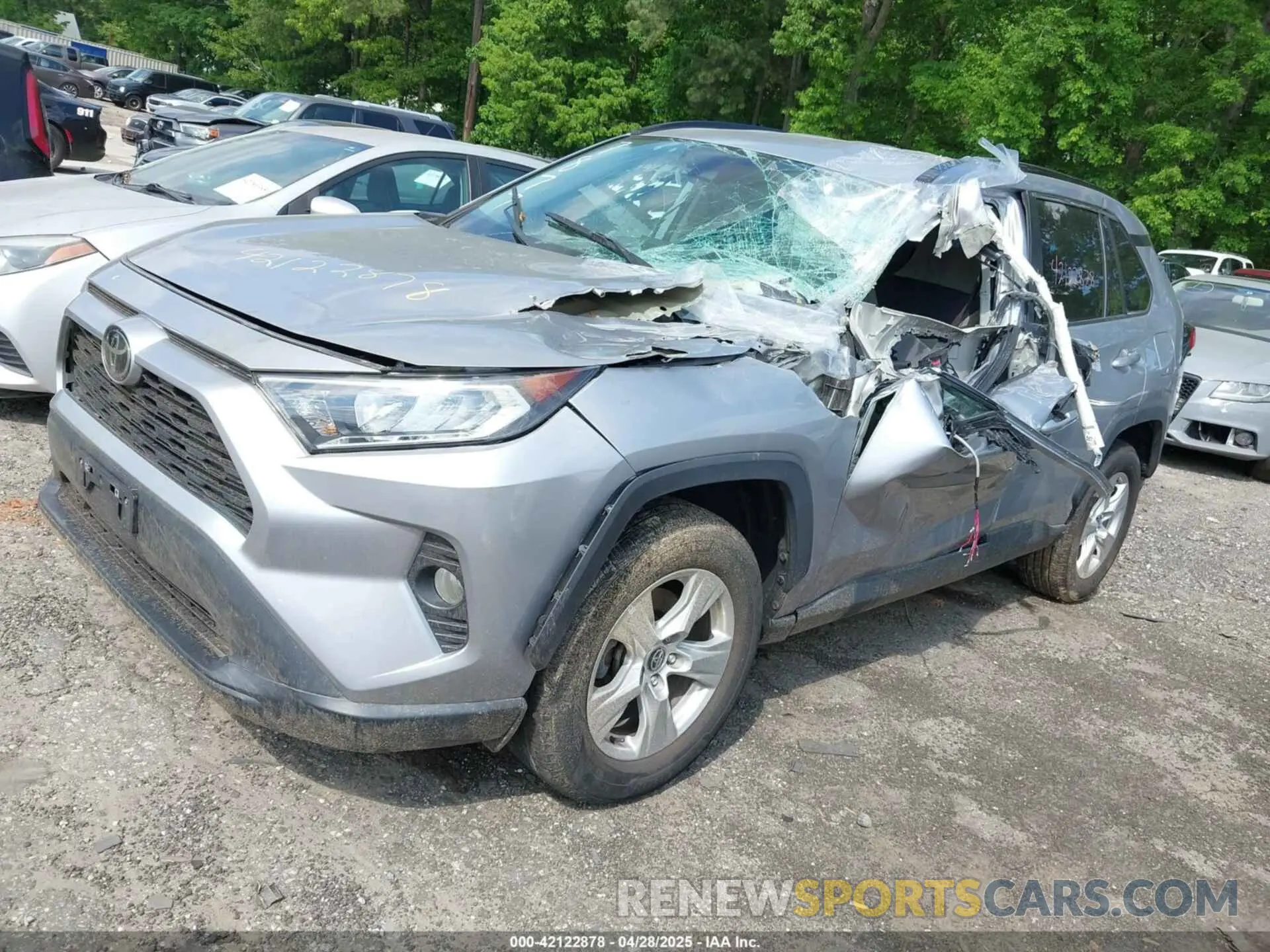 2 Фотография поврежденного автомобиля 2T3P1RFV3MC167877 TOYOTA RAV4 2021